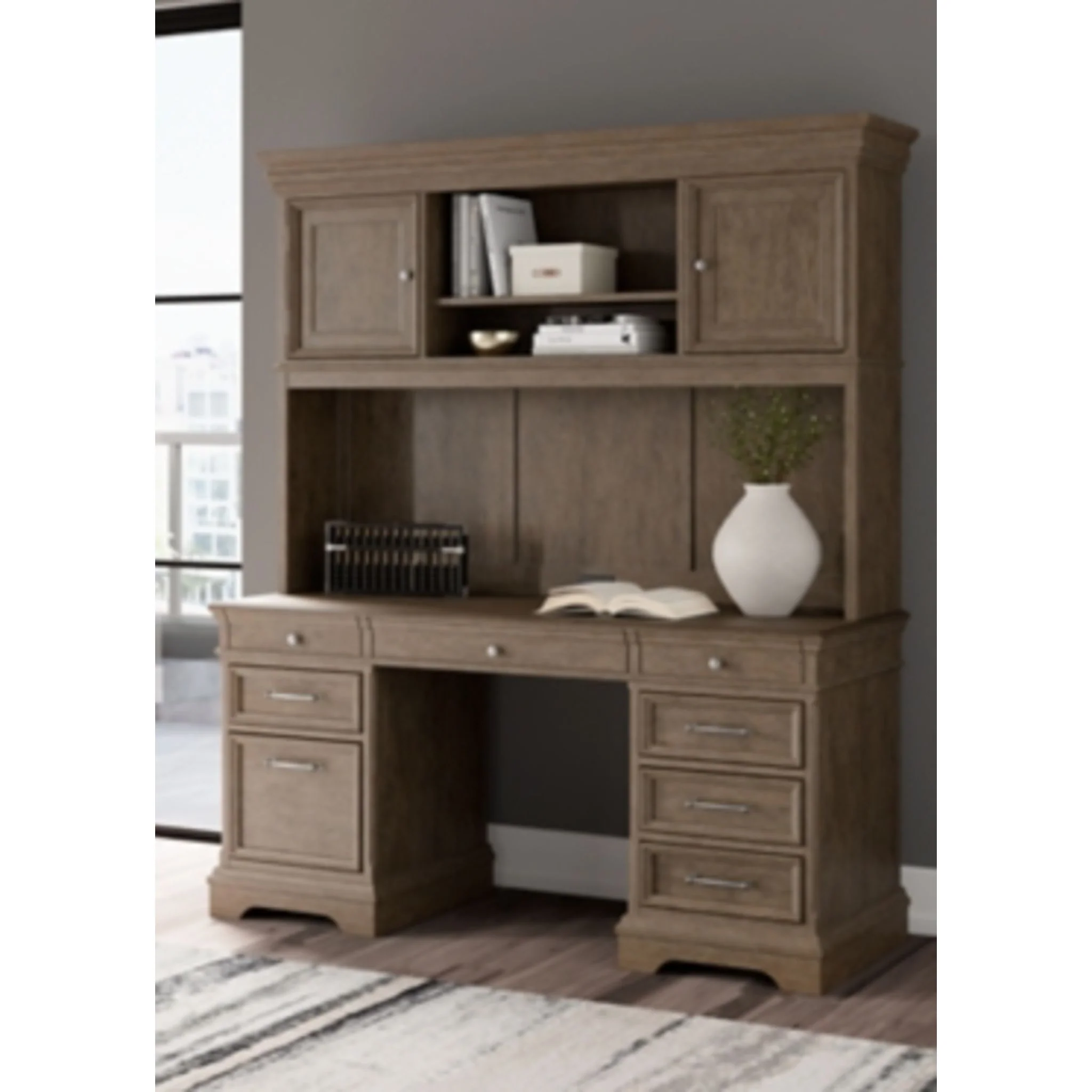 Janismore Desk and Hutch - Image 5
