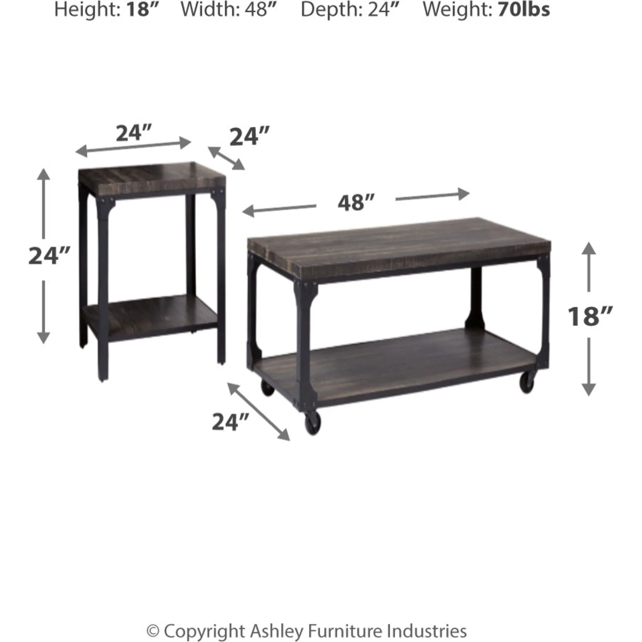 Jansey Occasional Table Set (set of 3) - Image 4