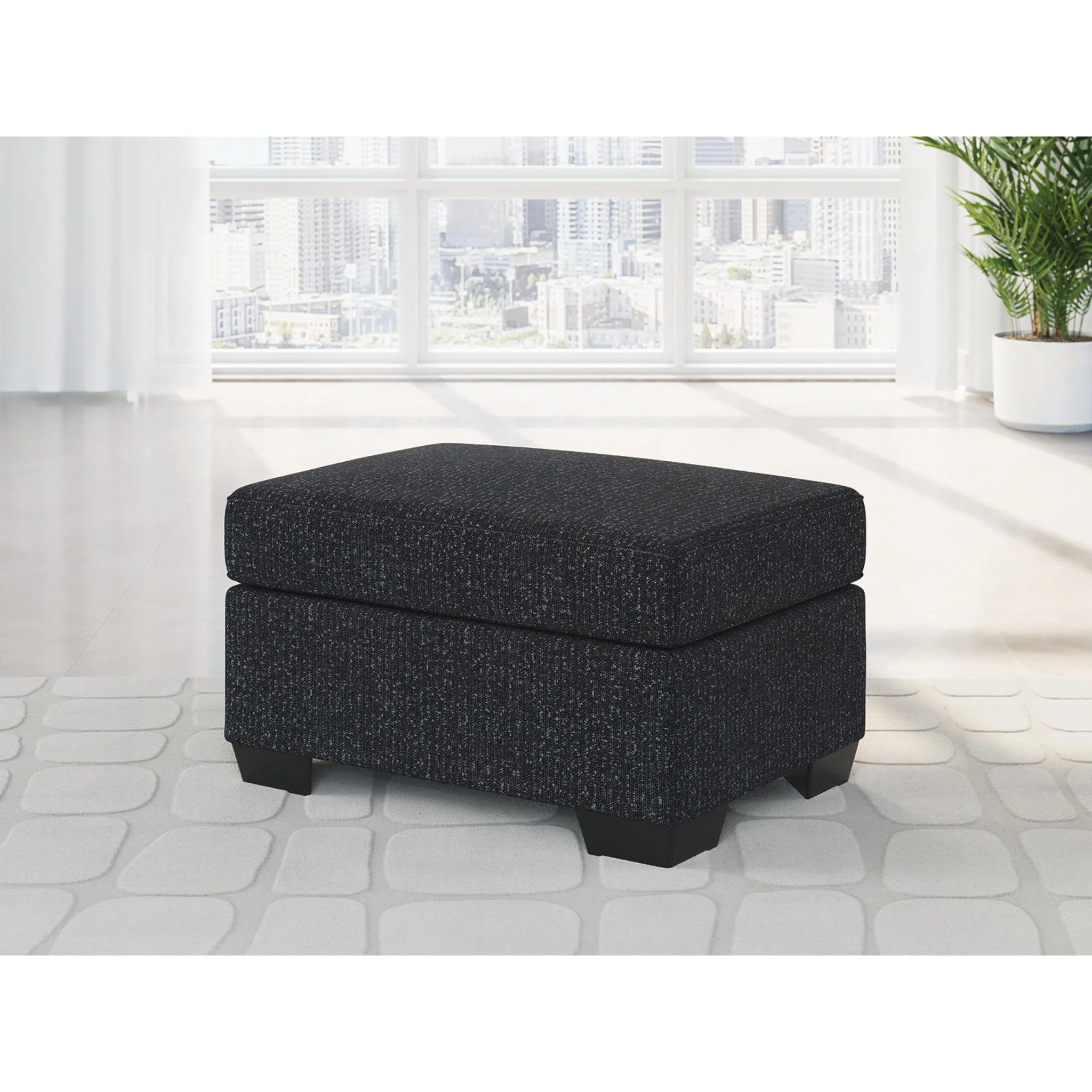 Jasmine Peaks Ottoman - Image 2