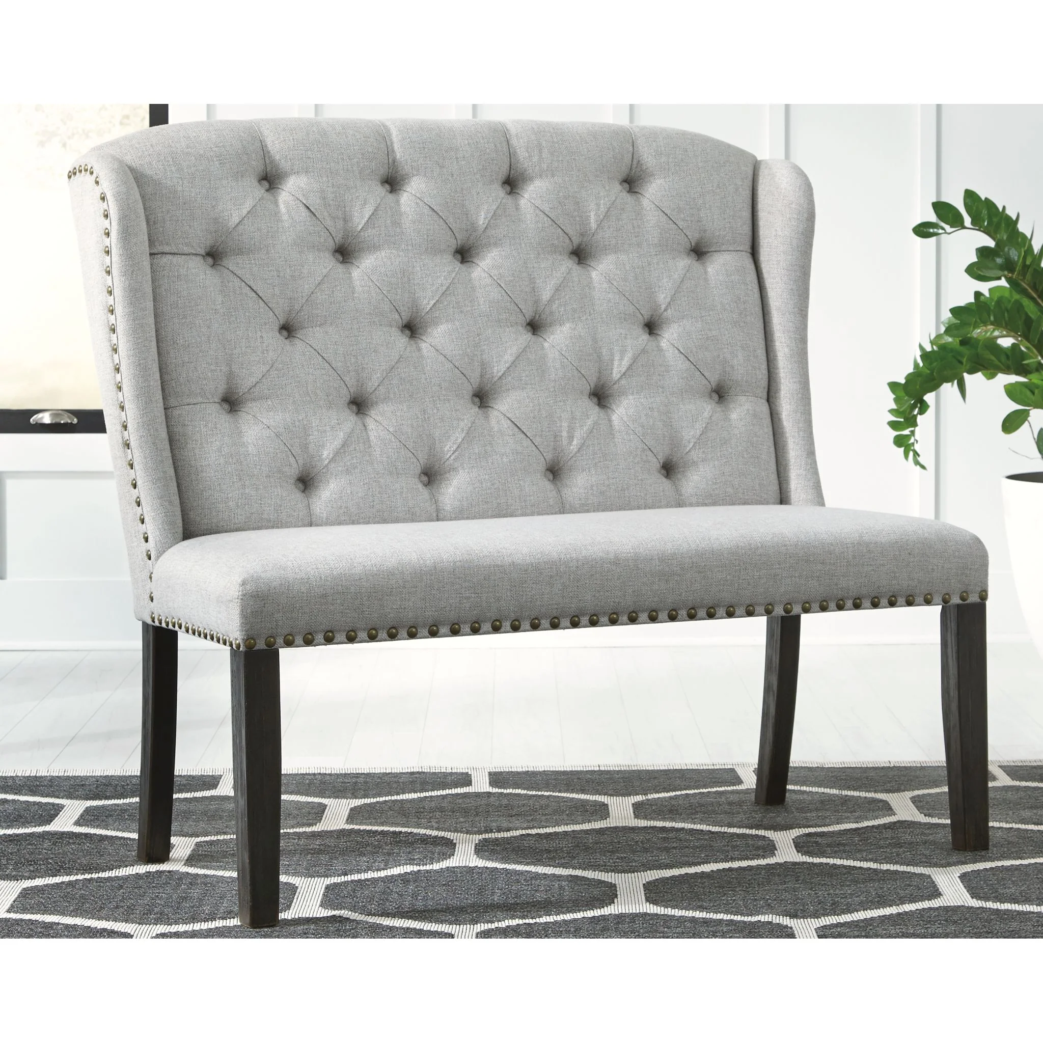 Jeanette Upholstered Bench - Image 2