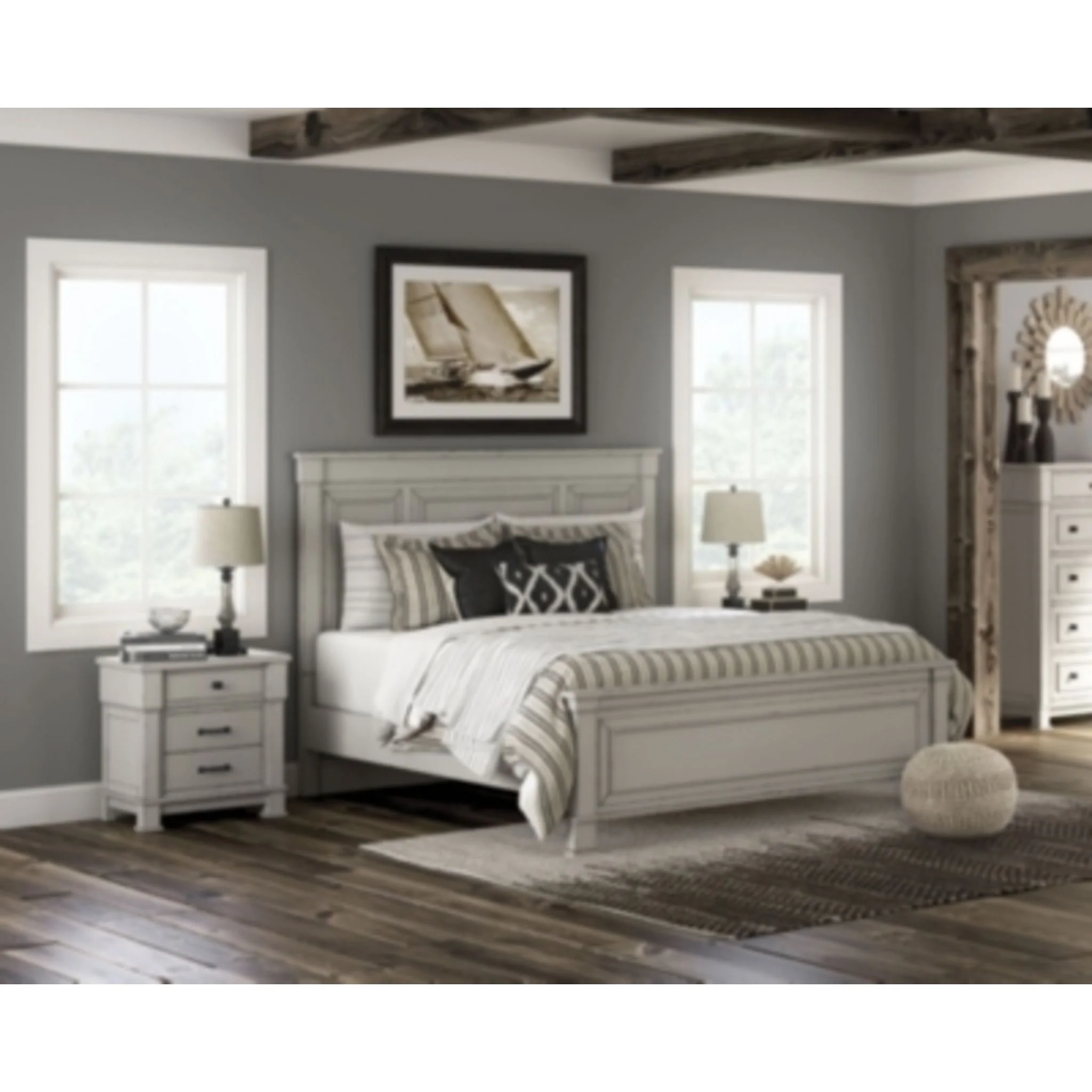 Jennily-Exclusive 5 Piece Panel Bedroom - Image 13