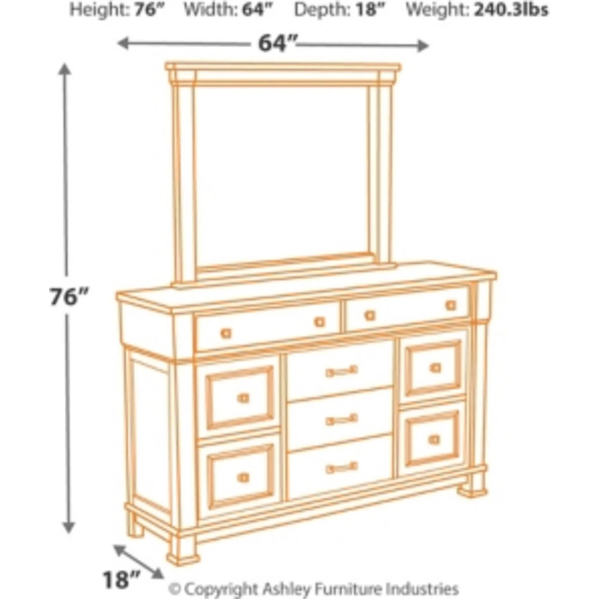 Jennily-Exclusive 5 Piece Panel Bedroom - Image 30