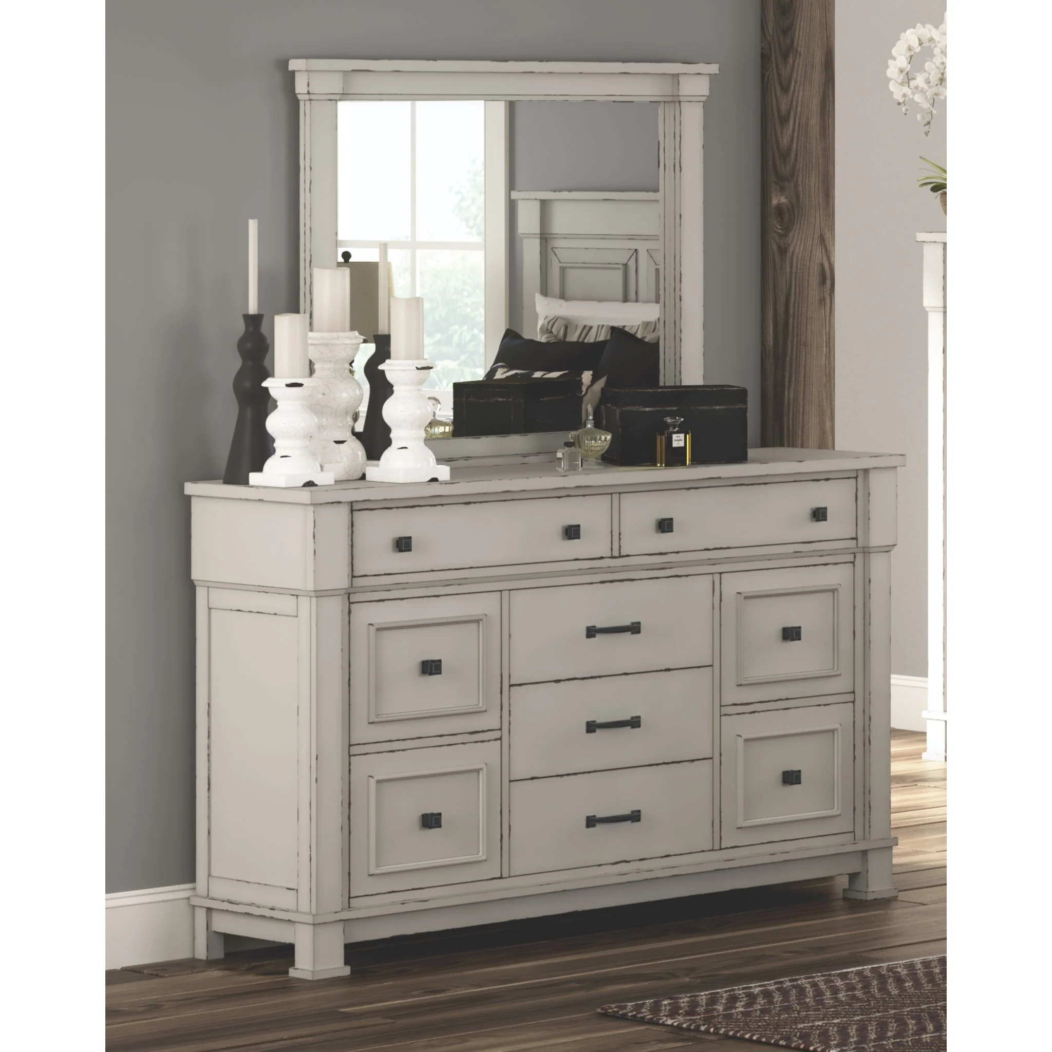 Jennily-Exclusive 5 Piece Panel Bedroom - Image 5