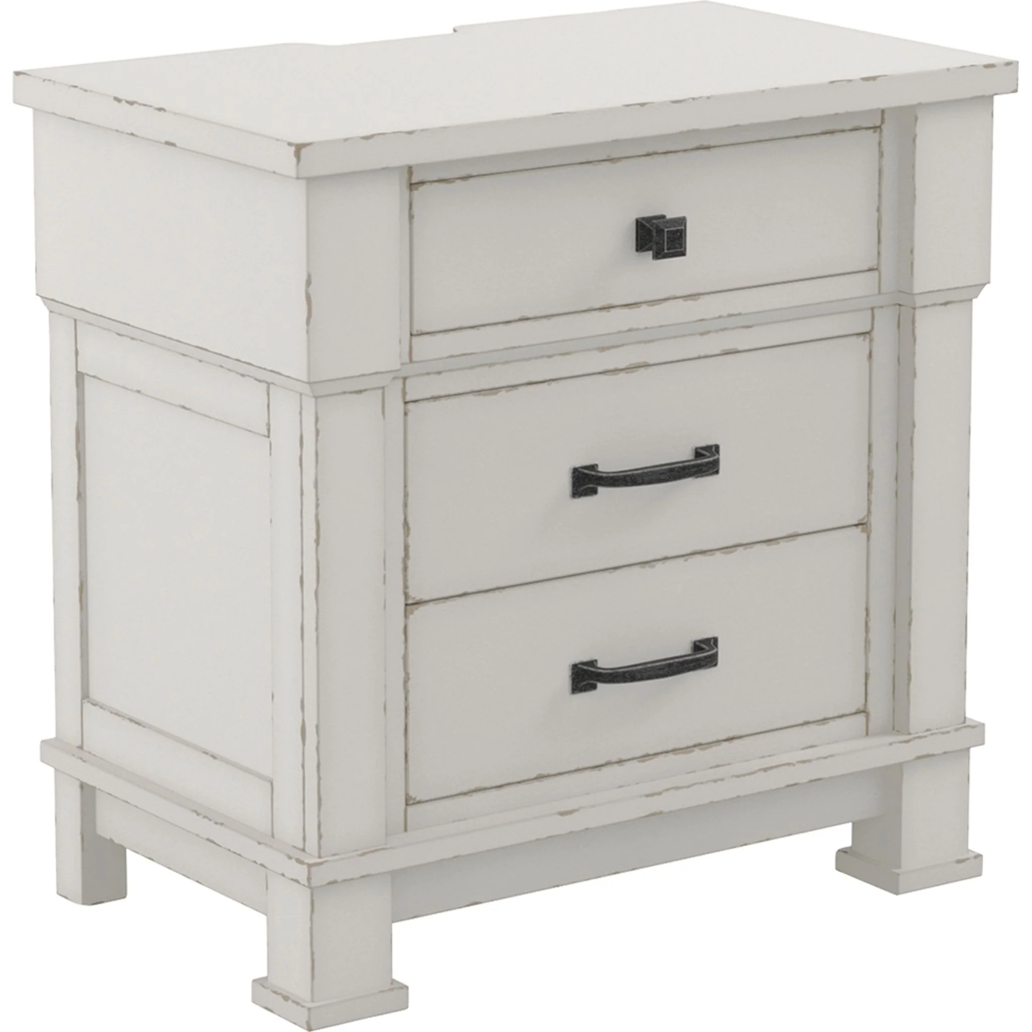 Jennily-Exclusive Three Drawer Nightstand - Image 3