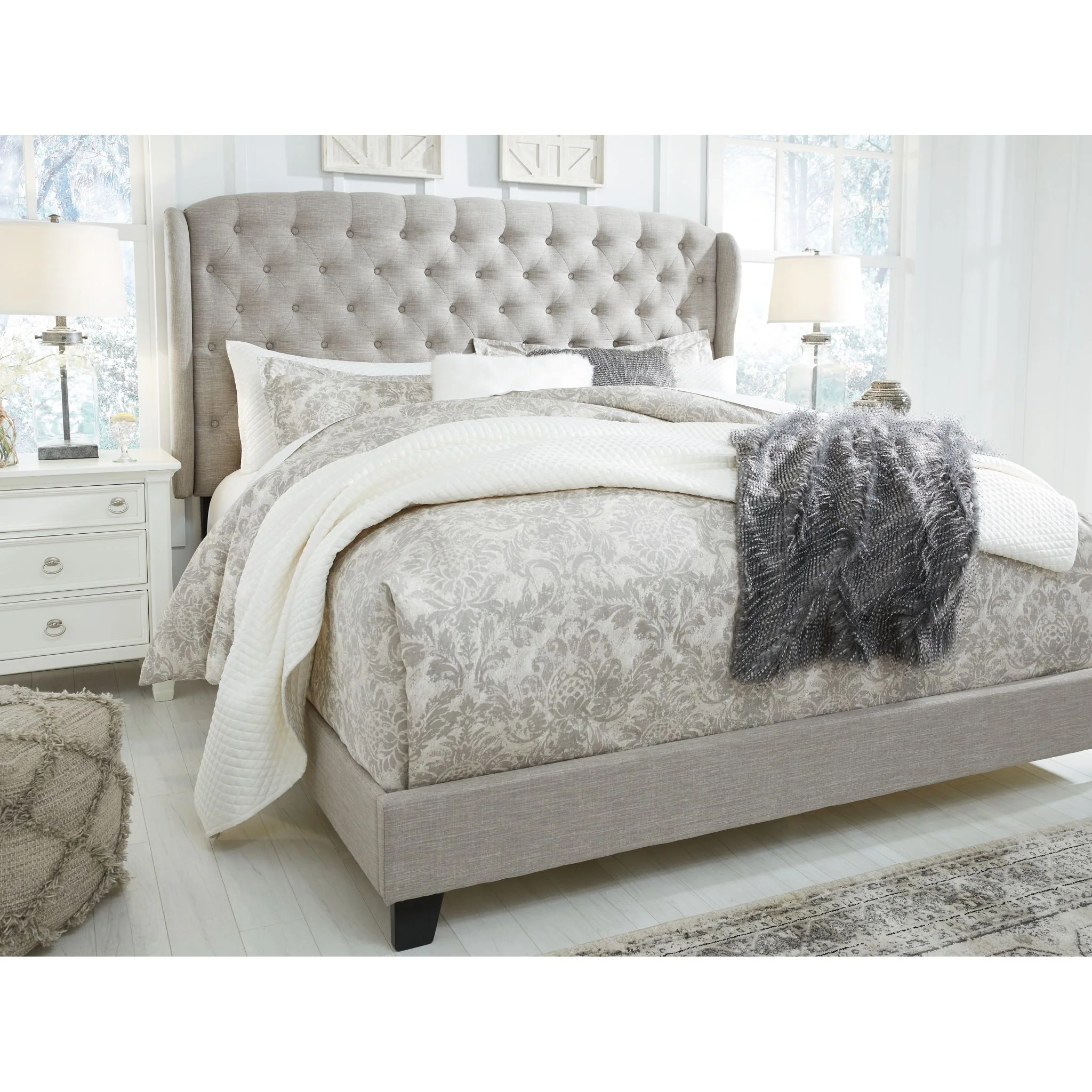Jerary Upholstered Bed - Image 9