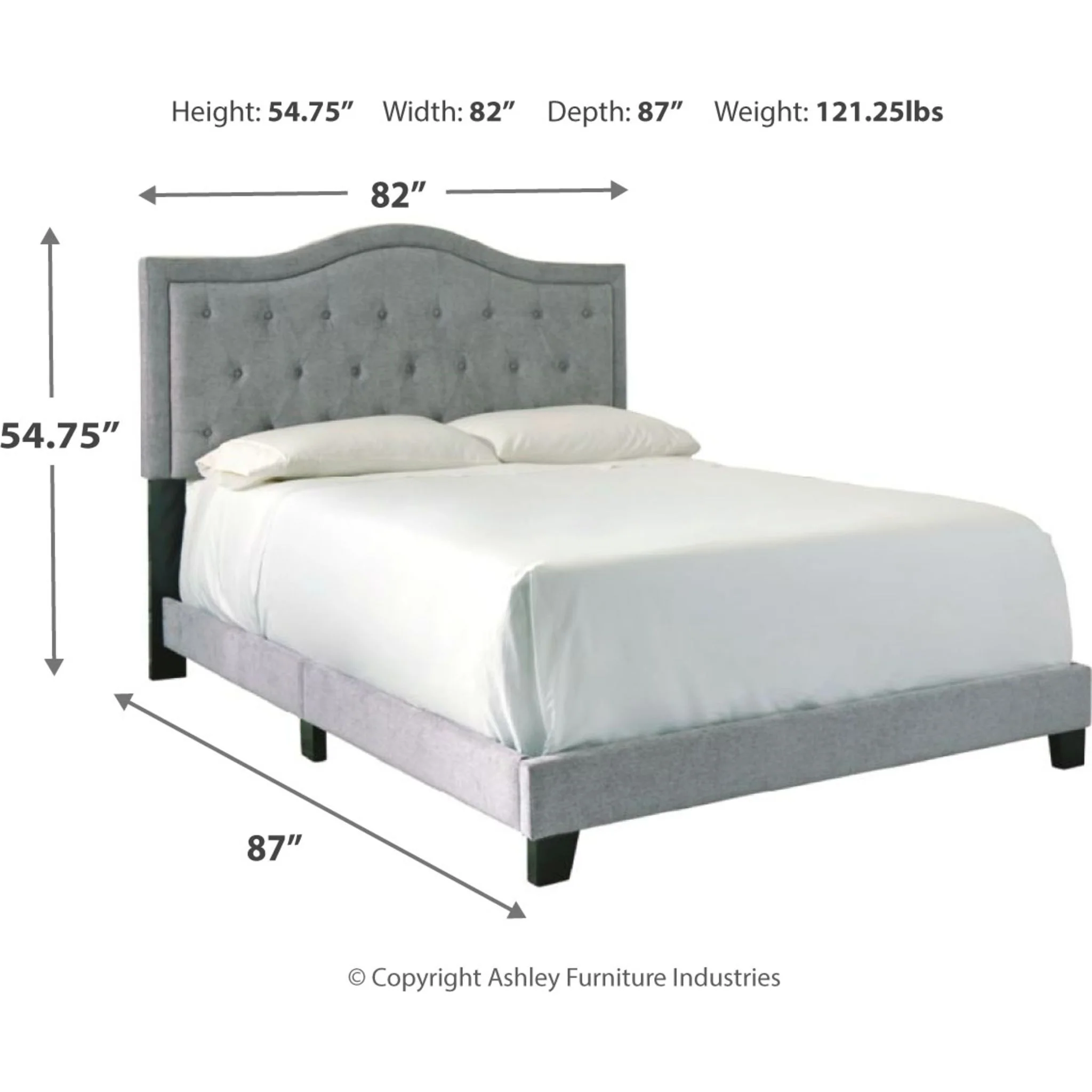 Jerary Upholstered Bed - Image 15