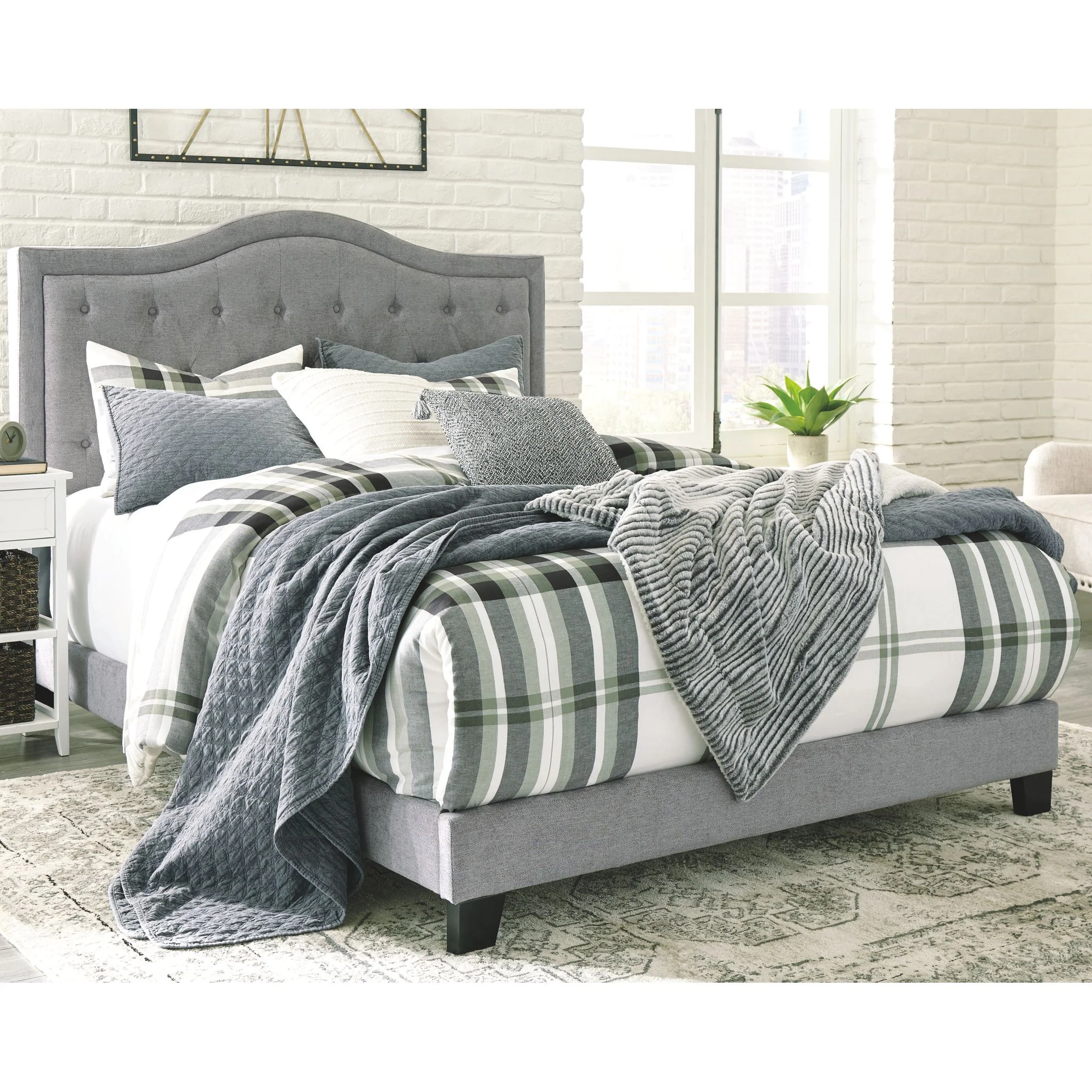 Jerary Upholstered Bed - Image 2