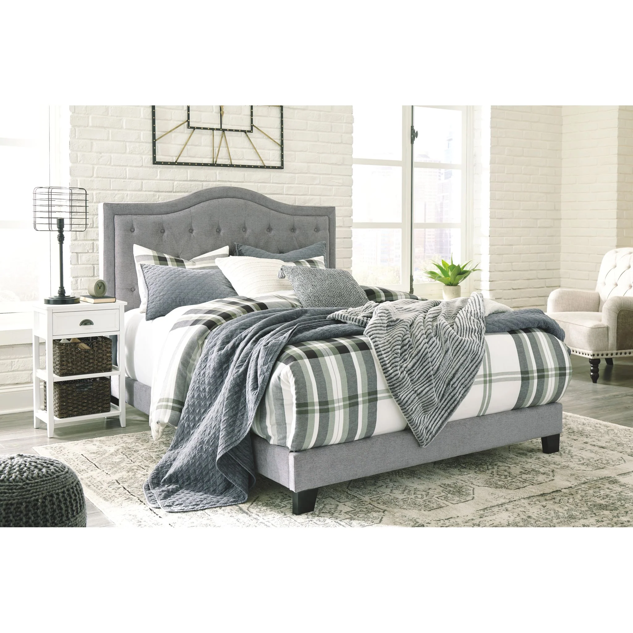 Jerary Upholstered Bed - Image 20