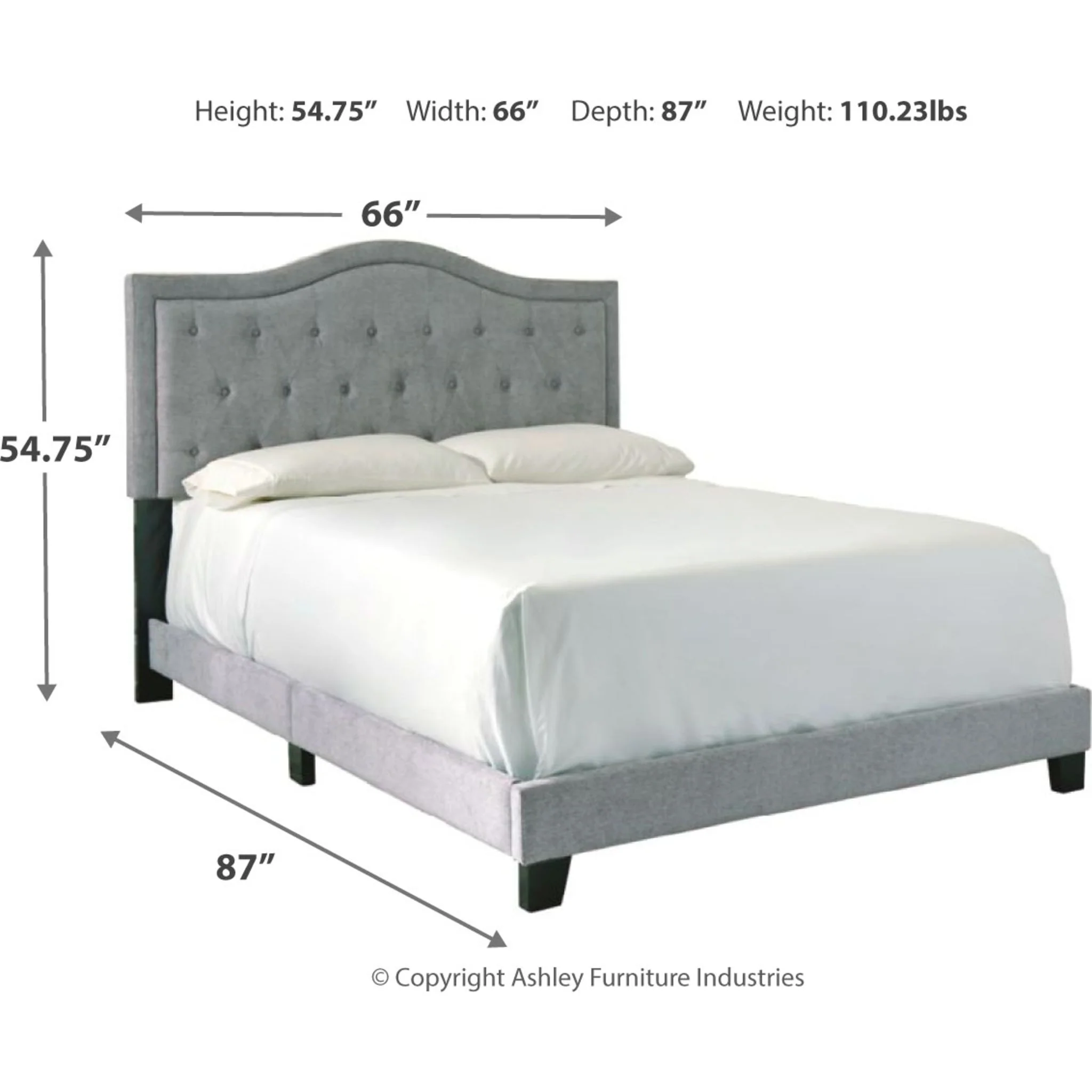 Jerary Upholstered Bed - Image 4