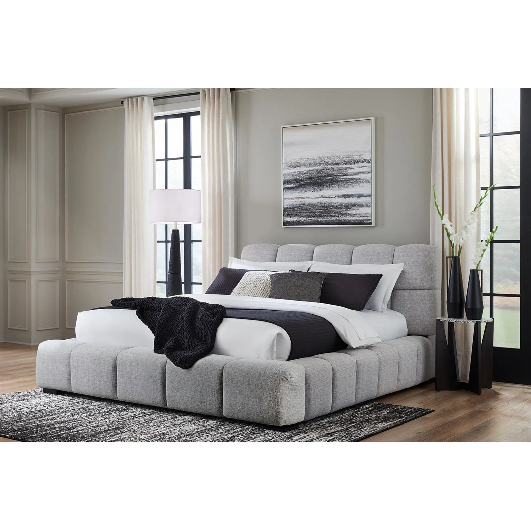 Jesstean Queen Upholstered Bed - Image 2