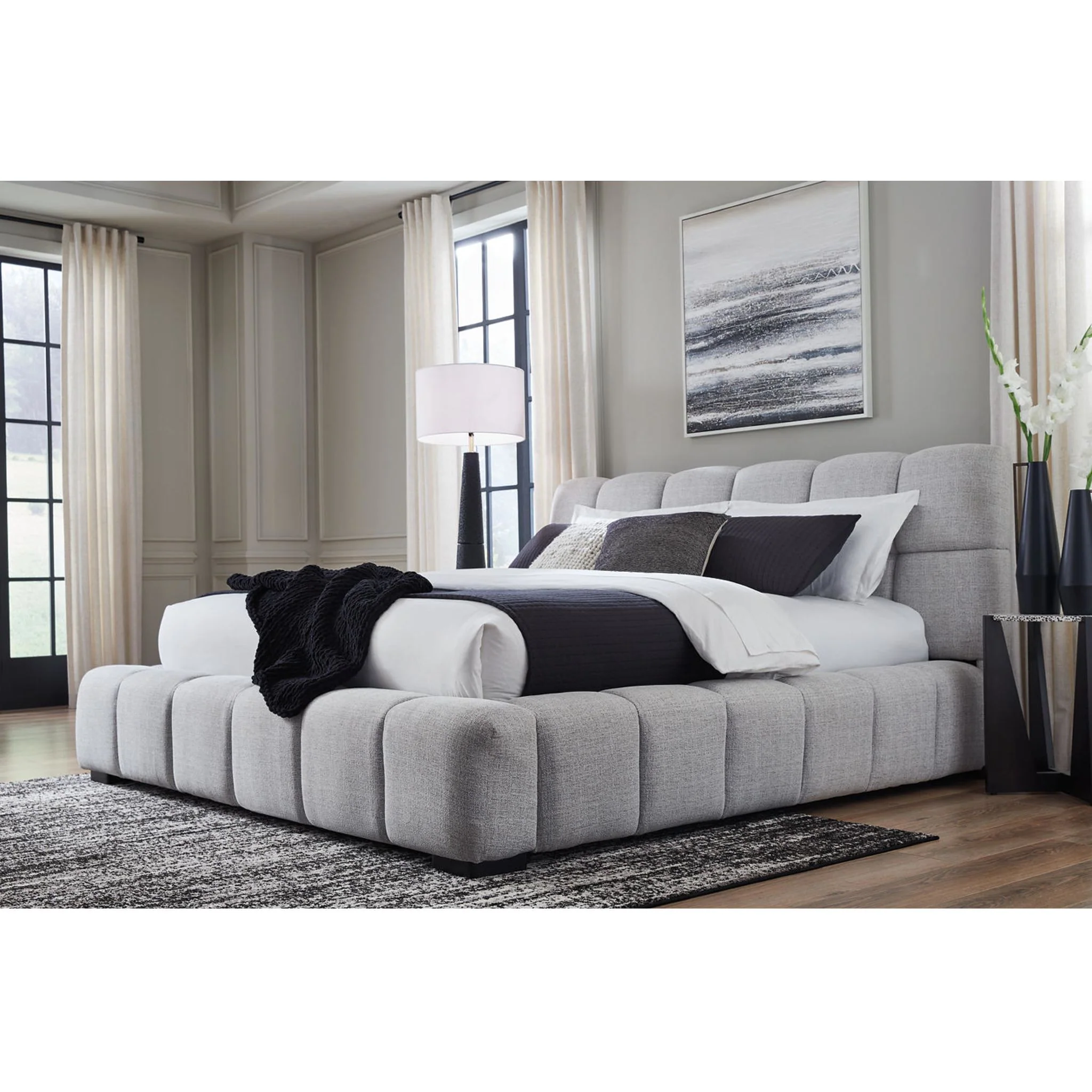Jesstean Queen Upholstered Bed - Image 8