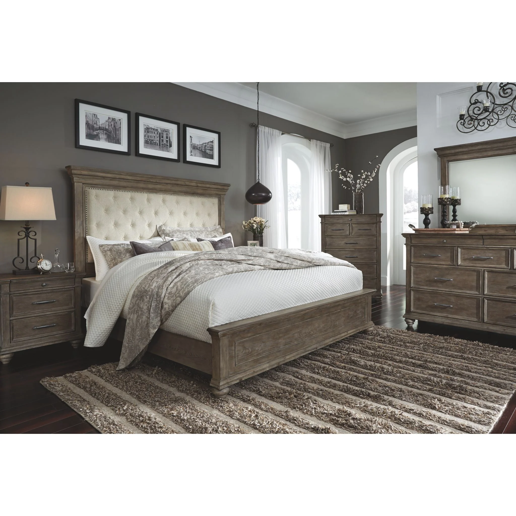 Johnelle-Exclusive Upholstered Bed - Image 11