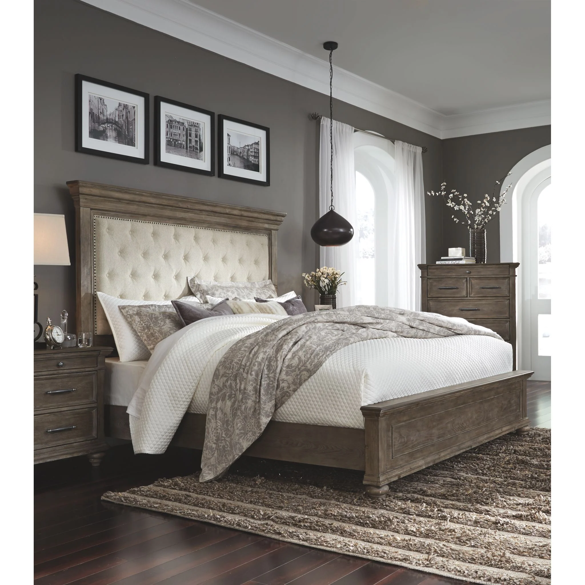 Johnelle-Exclusive Upholstered Bed - Image 12