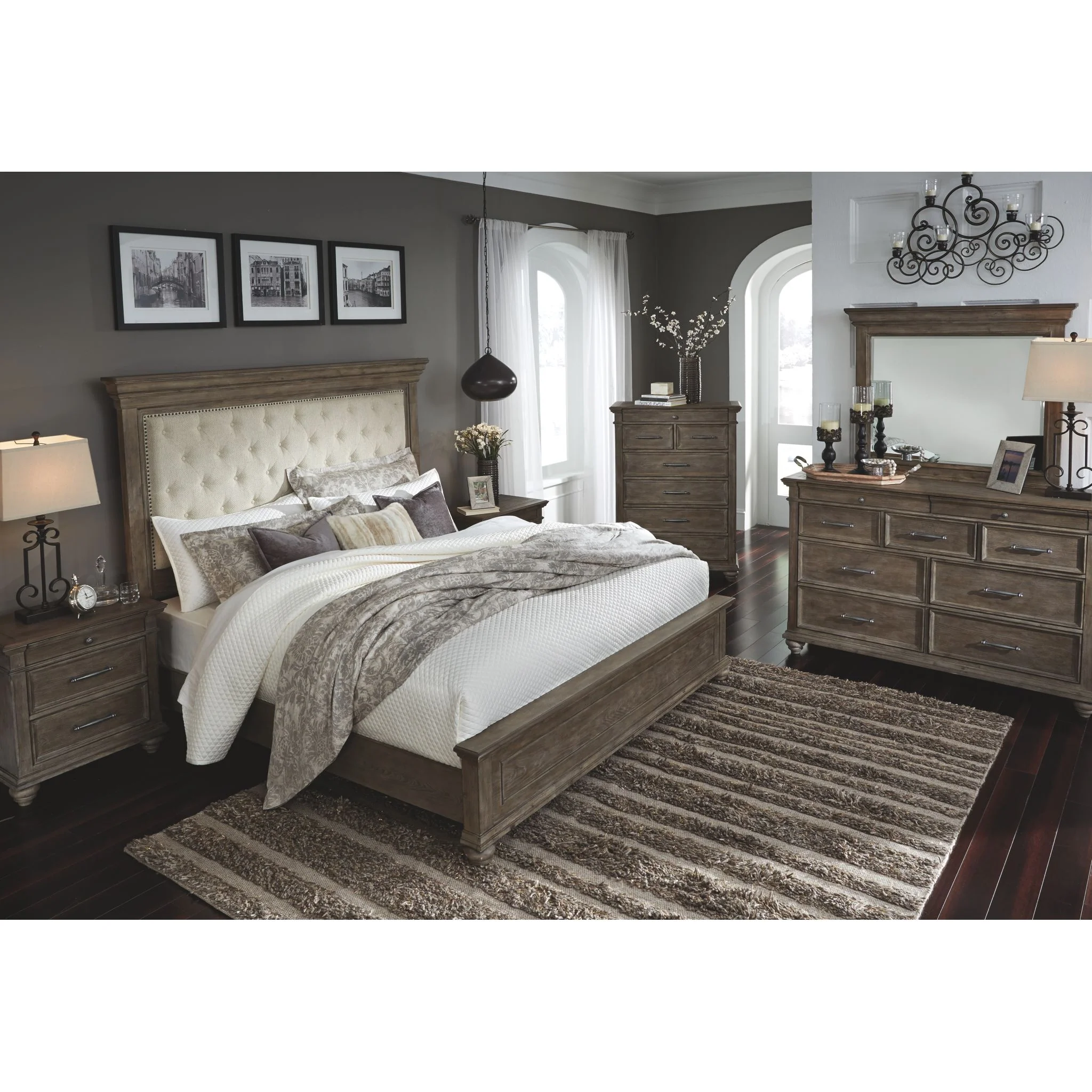 Johnelle-Exclusive Upholstered Bed - Image 13