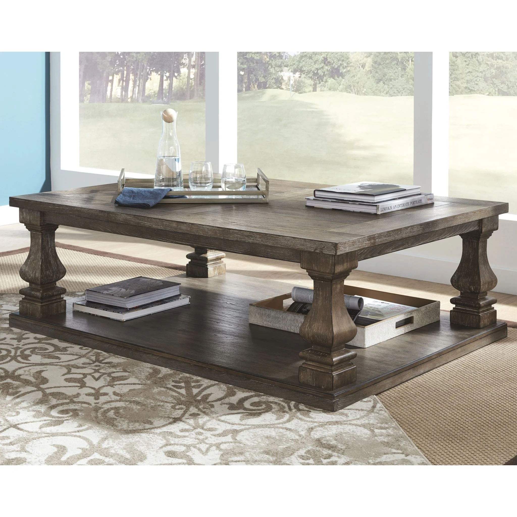 Johnelle Rectangle Coffee Table - Image 2