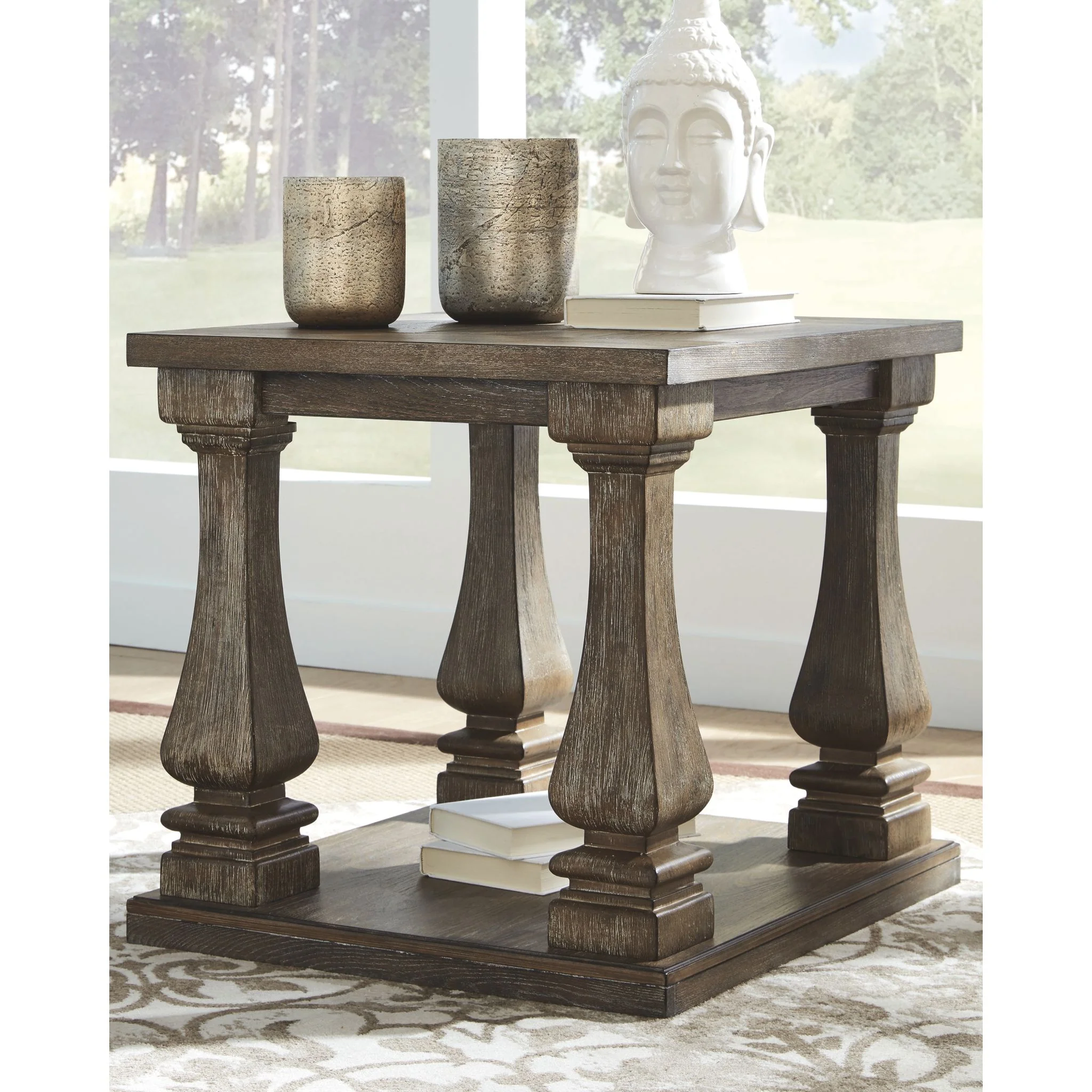 Johnelle Rectangle End Table - Image 2