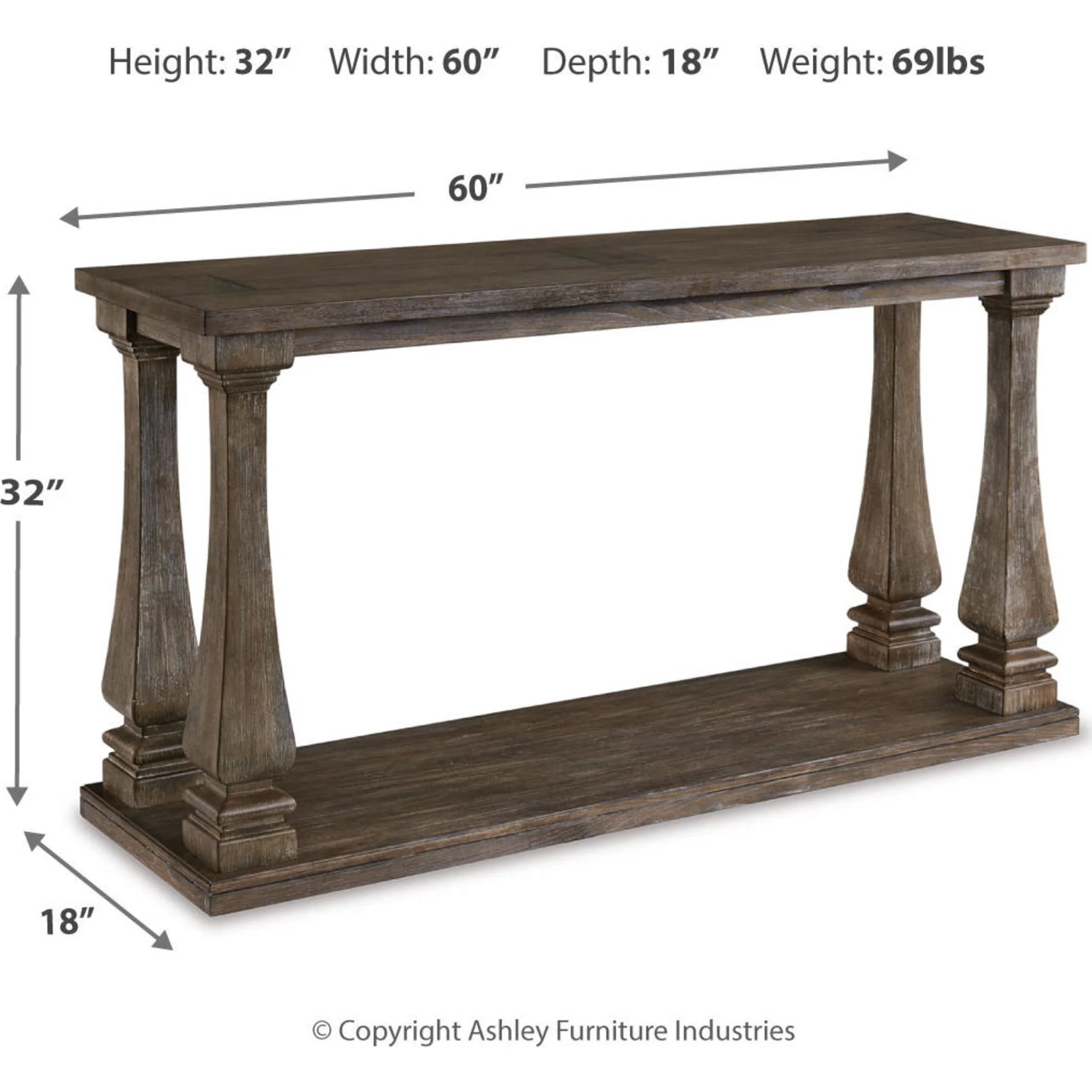 Johnelle Sofa Table - Image 10
