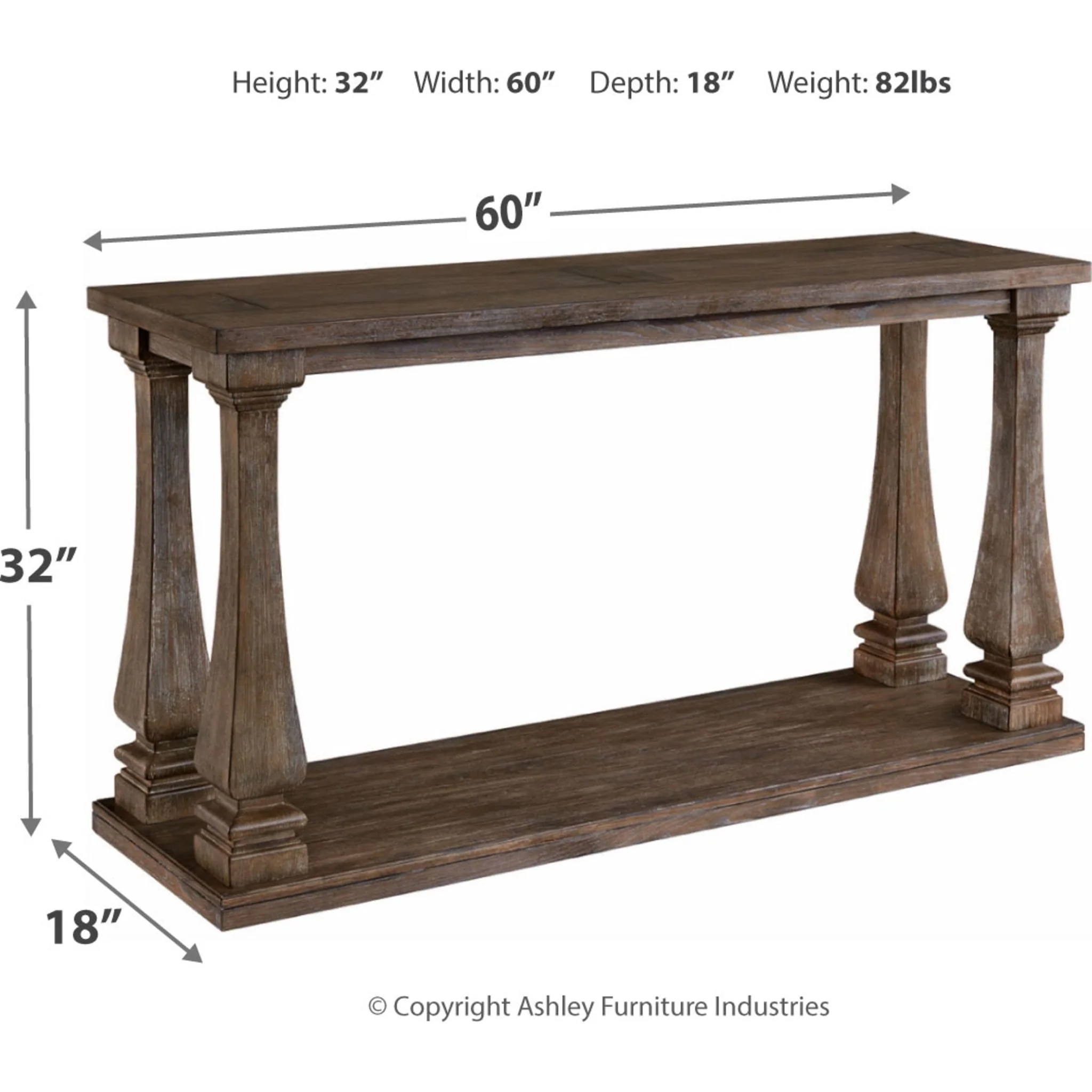 Johnelle Sofa Table - Image 4