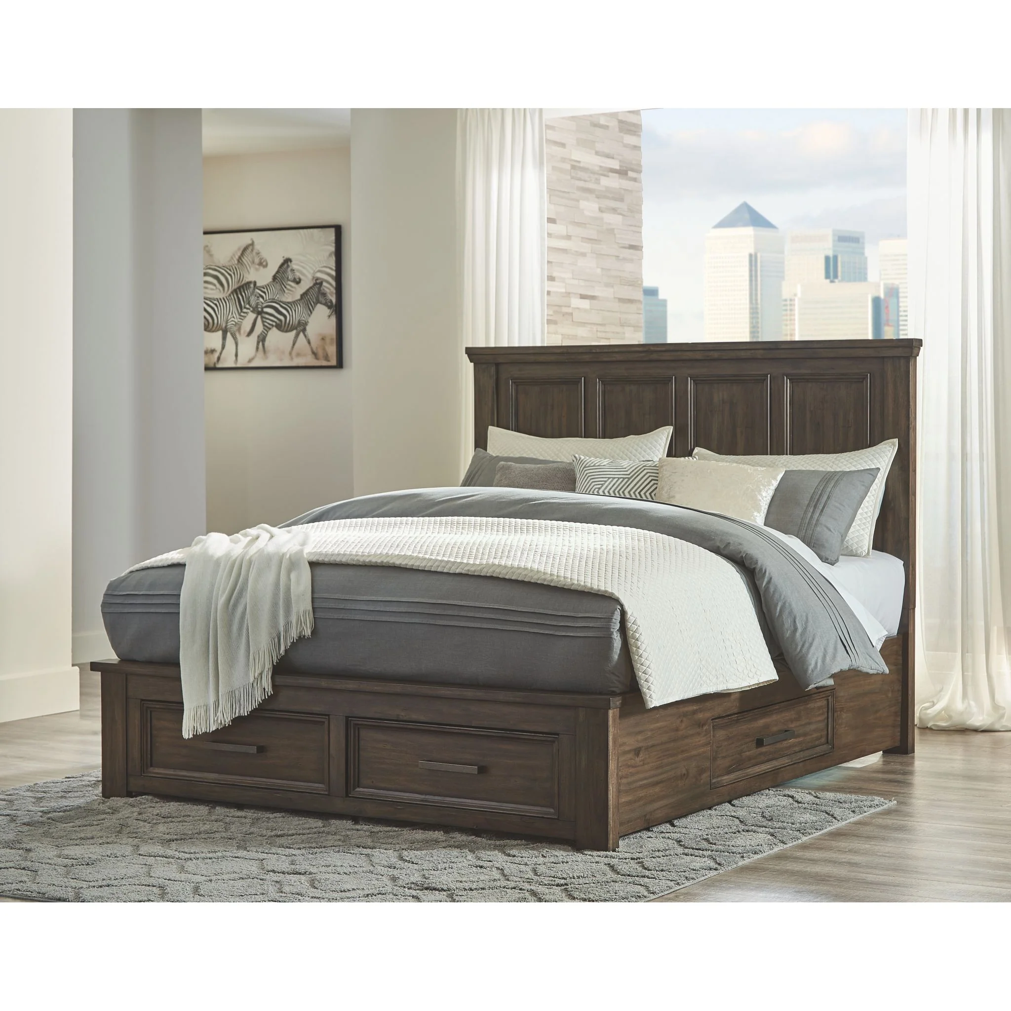 Johurst 5 Piece Queen Storage Bedroom - Image 3