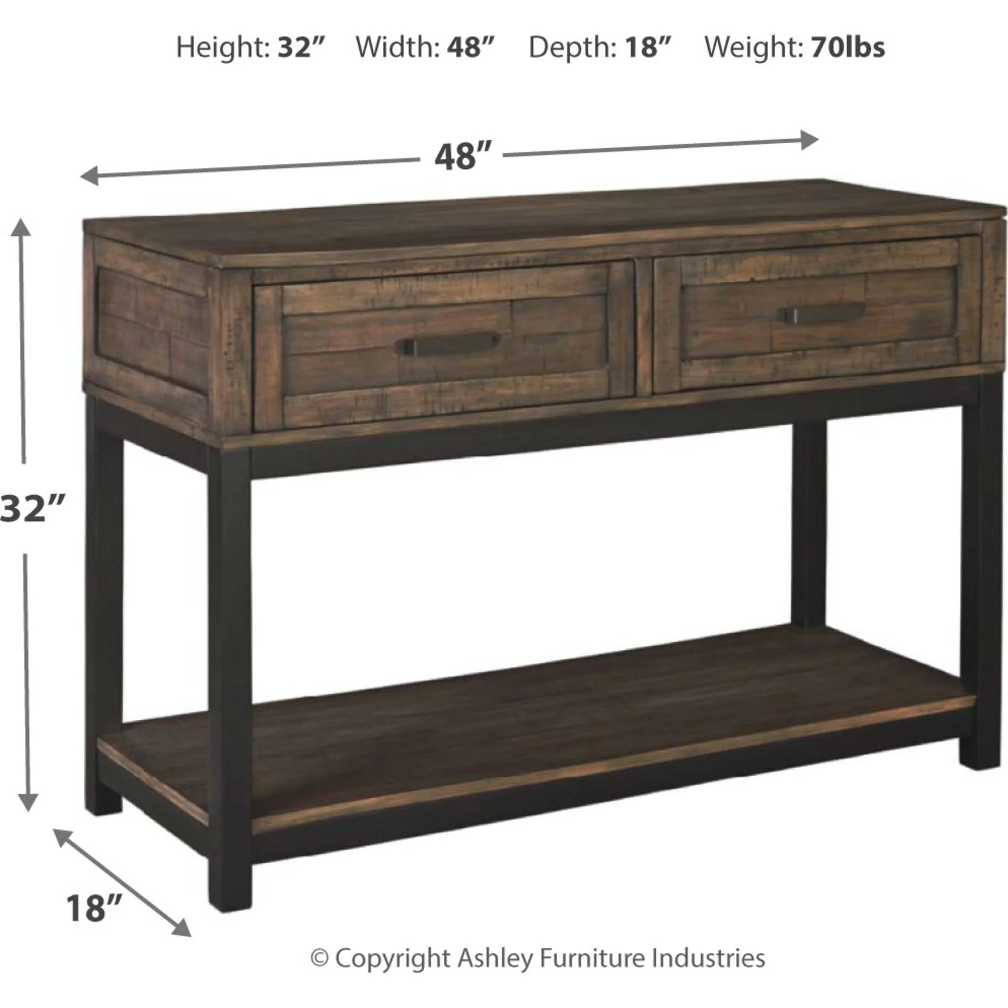 Johurst Sofa Table - Image 4