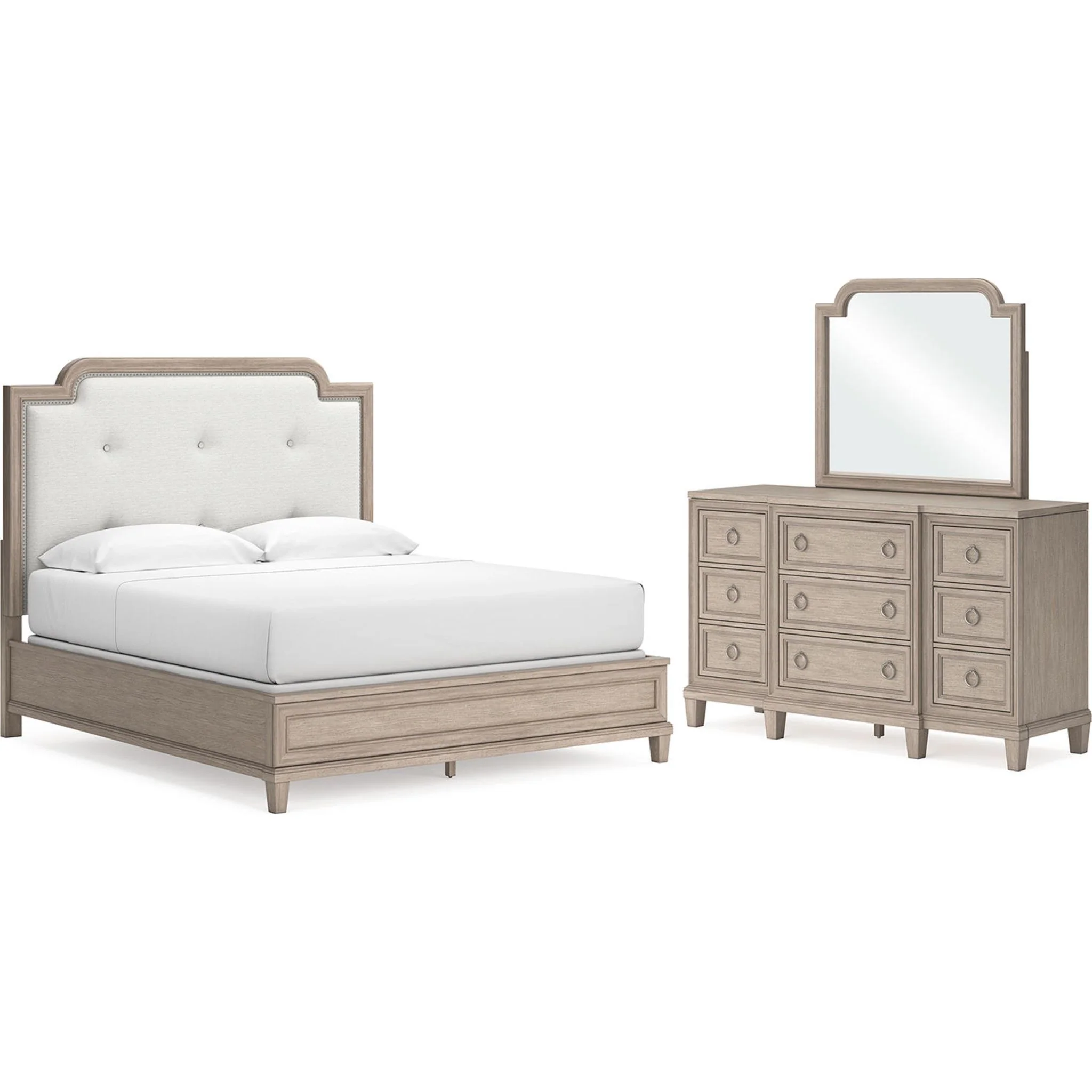 Jorlaina-Exclusive 5 Piece Upholstered Bedroom - Image 35