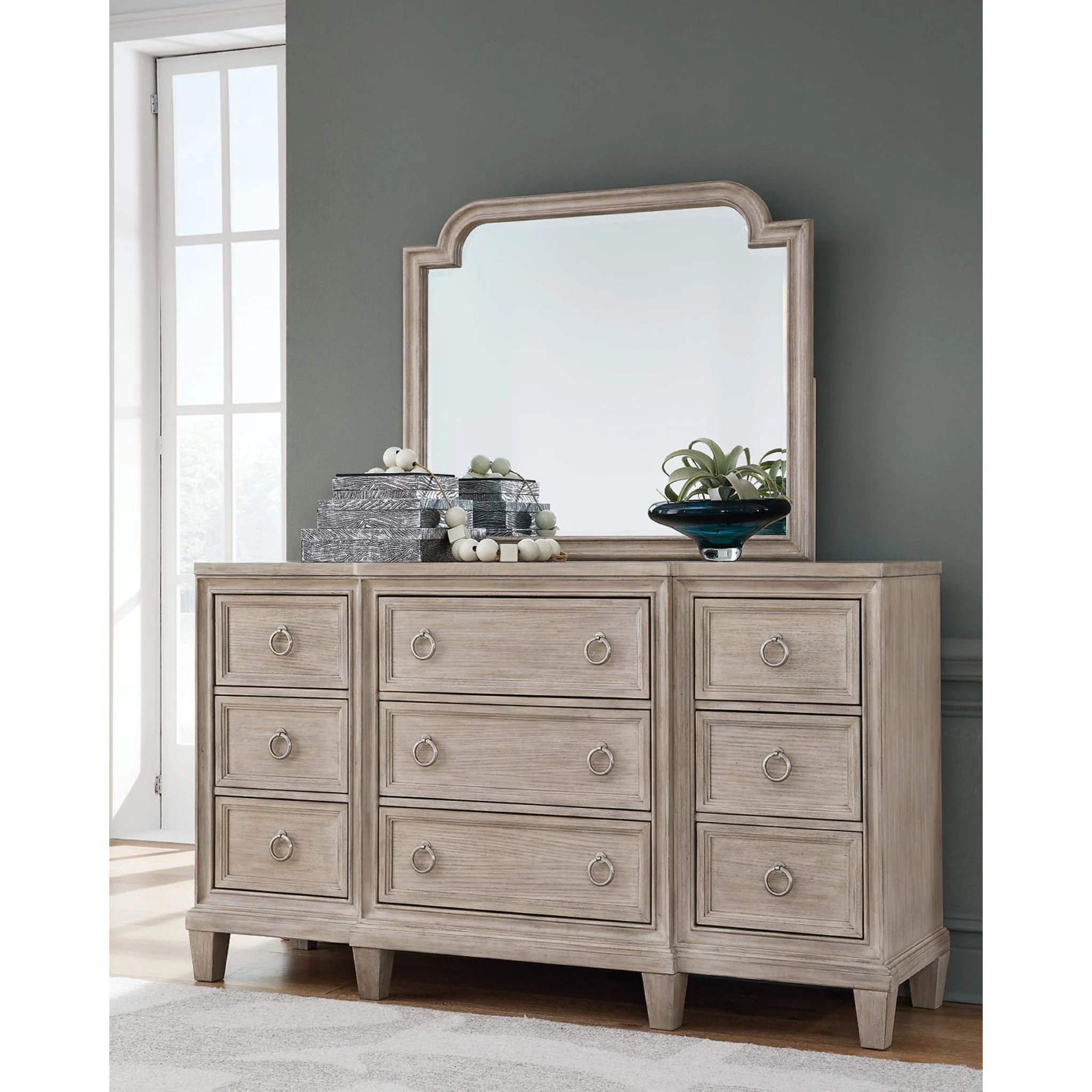 Jorlaina-Exclusive 5 Piece Upholstered Bedroom - Image 45