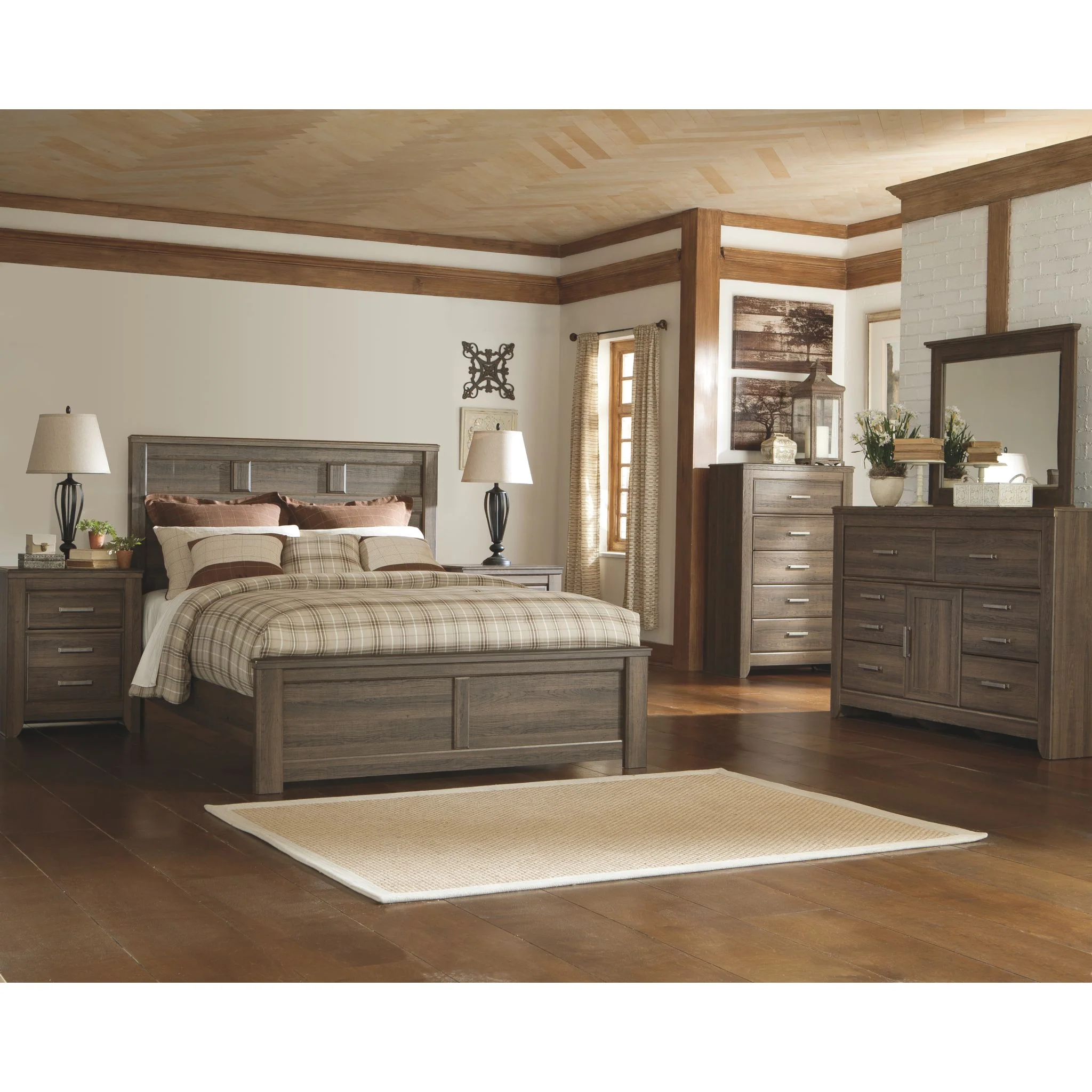 Juararo 3 Piece Panel Bed - Image 3