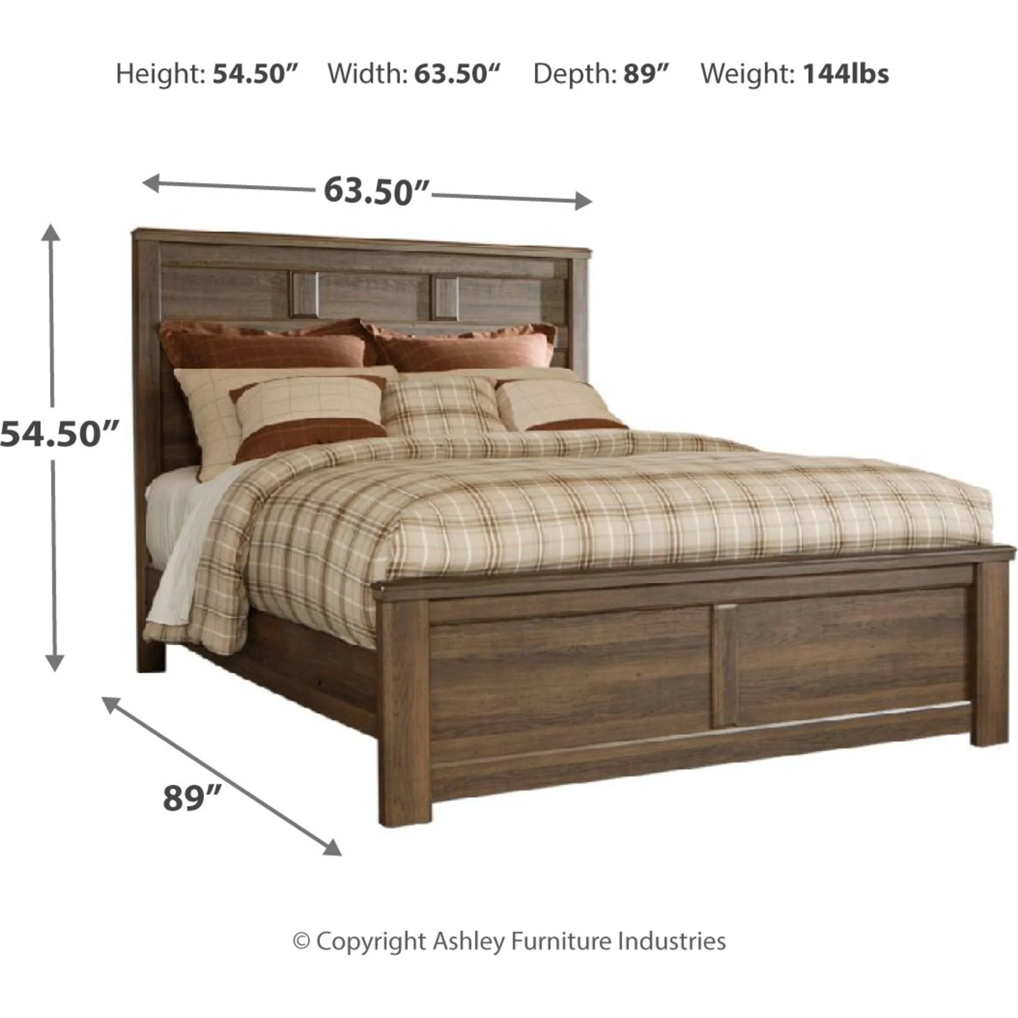 Juararo 3 Piece Panel Bed - Image 4
