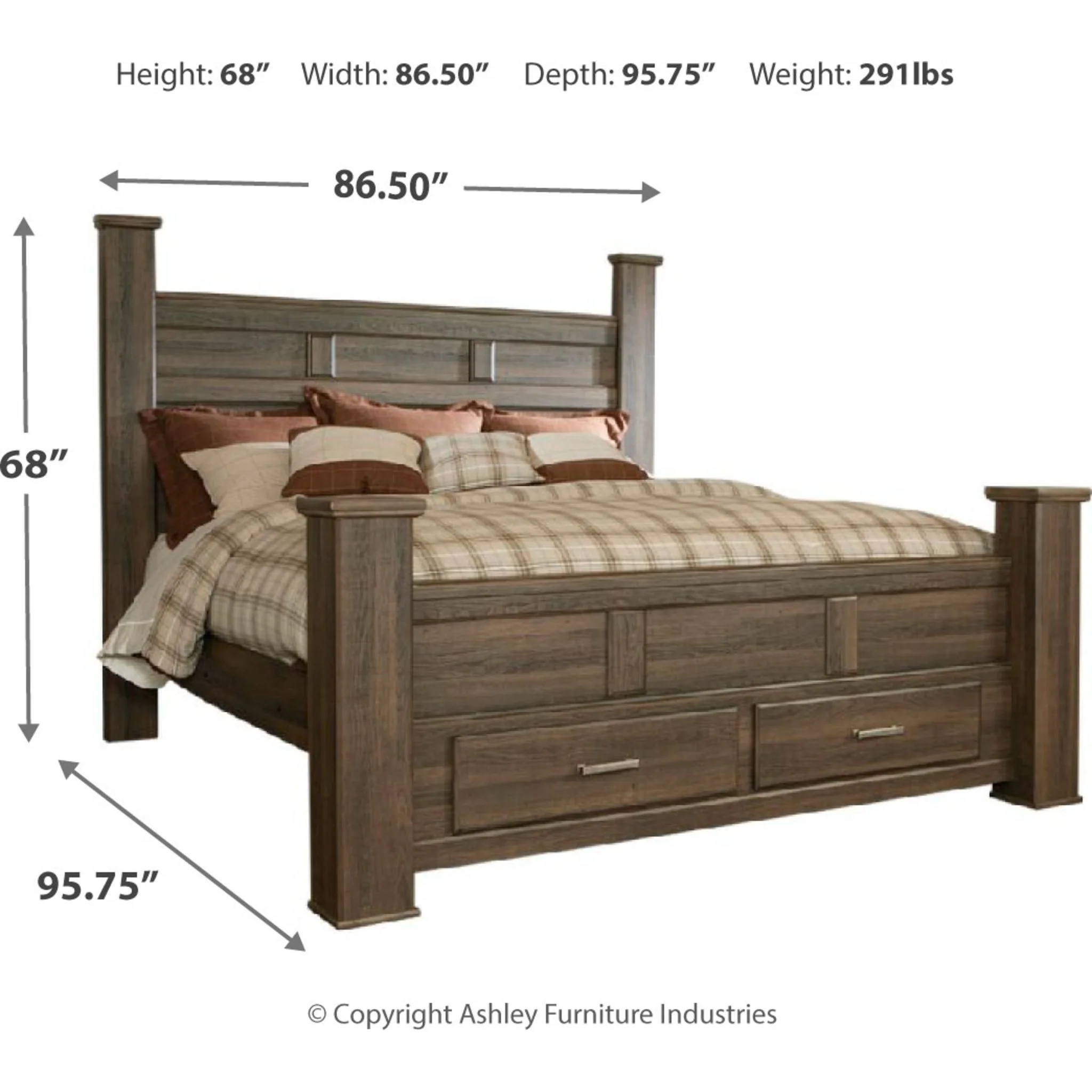 Juararo 4 Piece Storage Bed - Image 5