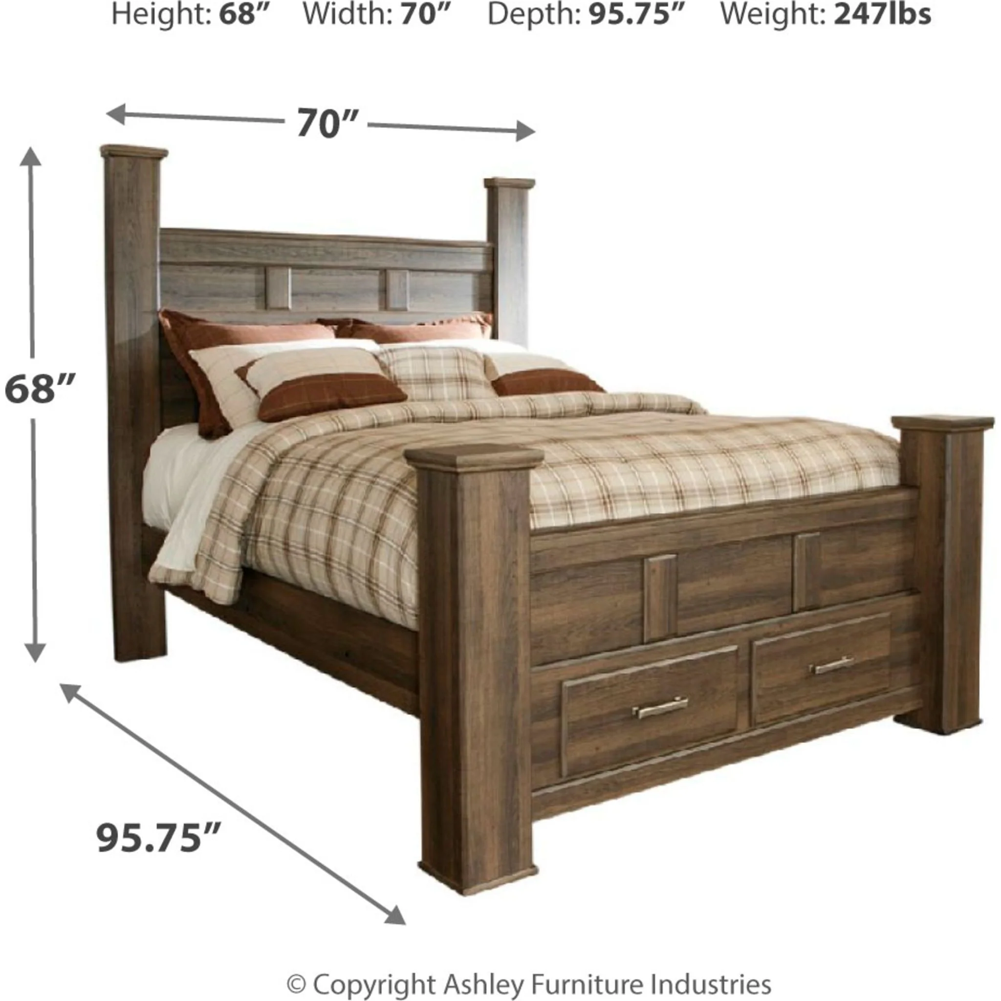 Juararo 4 Piece Storage Bed - Image 4