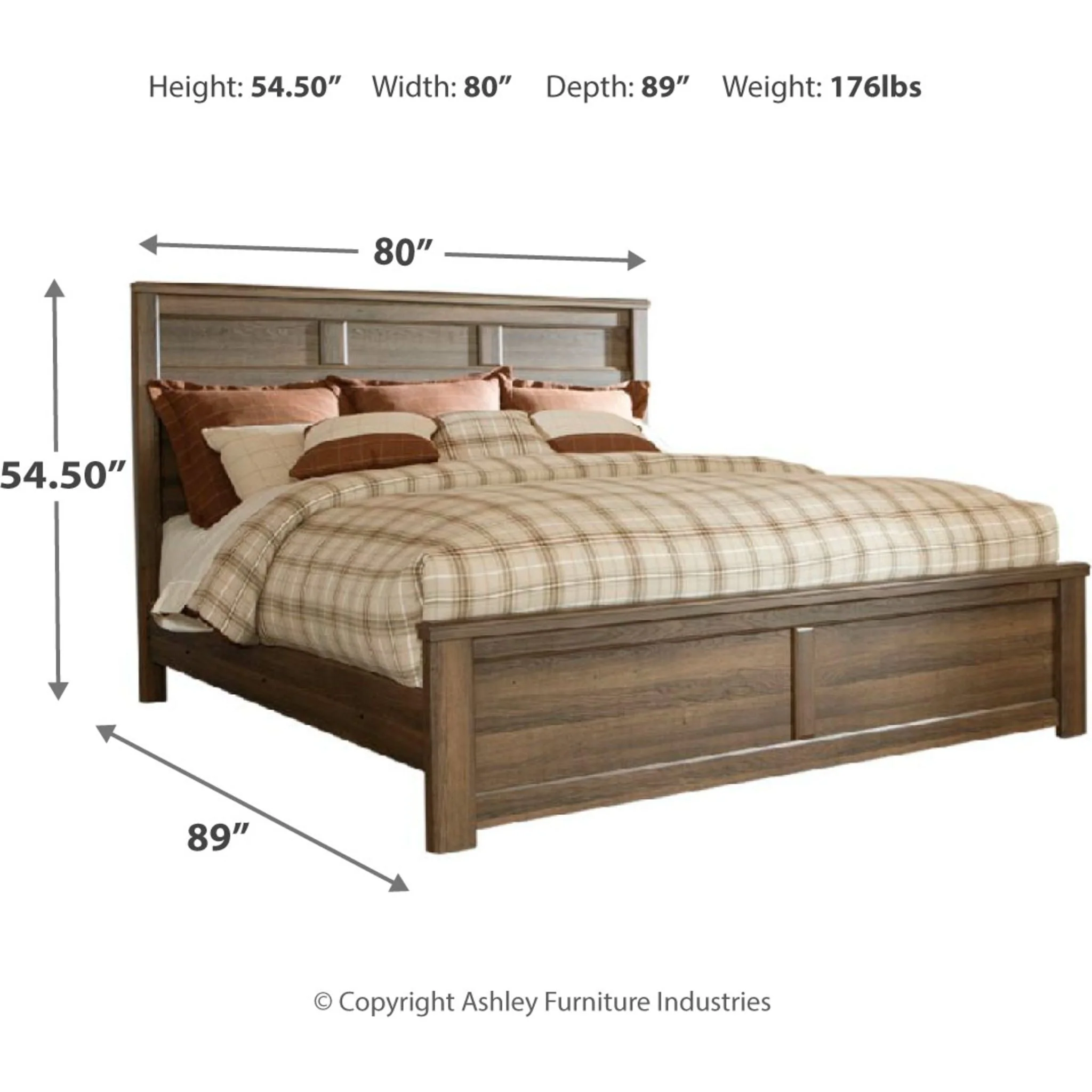 Juararo 5 Piece Panel Bedroom - Image 23