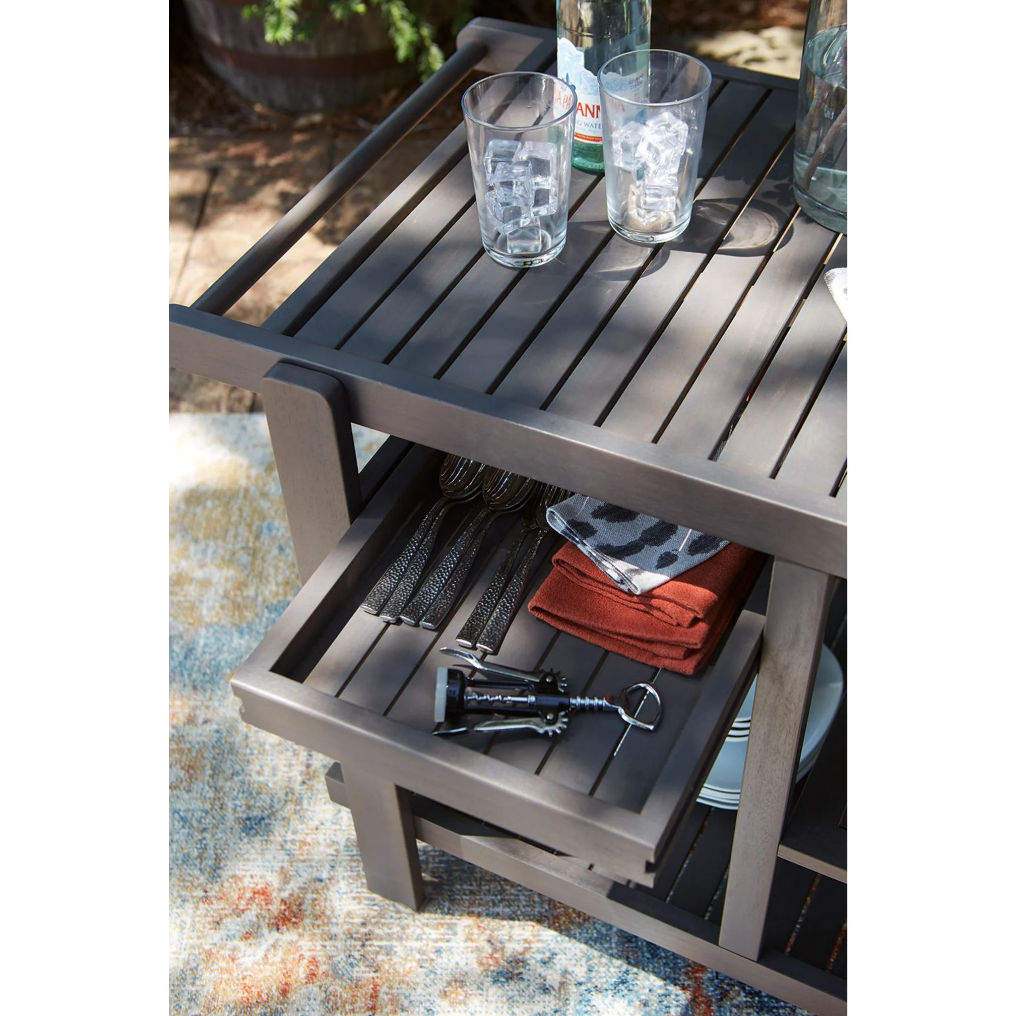 Kailani Outdoor Serving Cart - Image 10