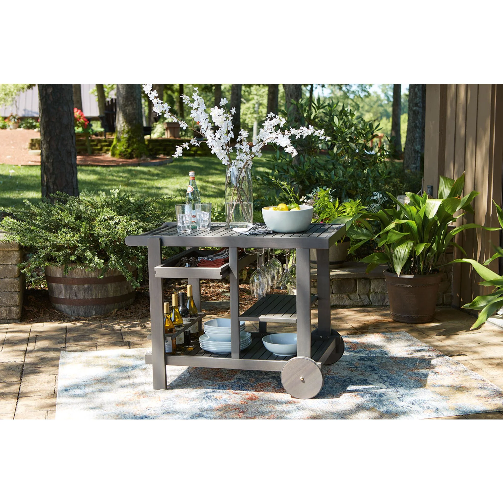 Kailani Outdoor Serving Cart - Image 5