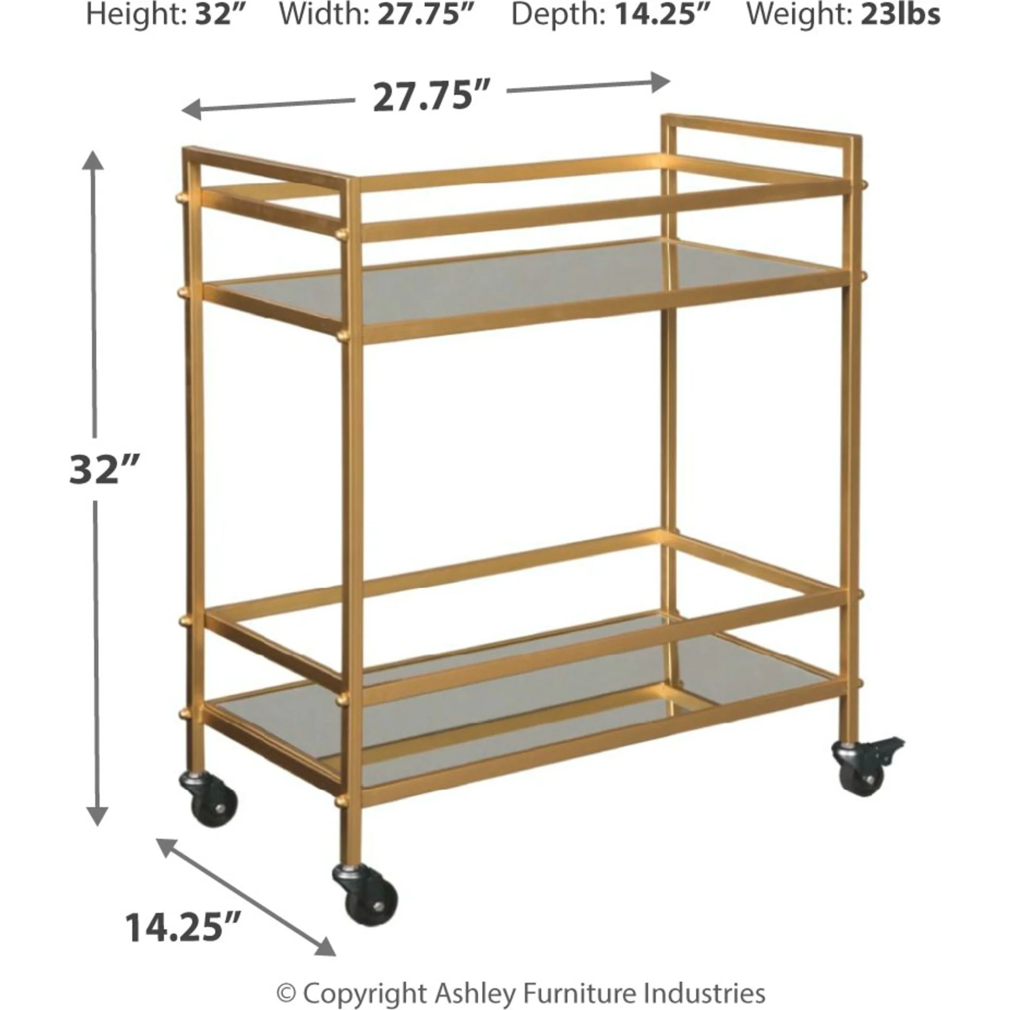 Kailman Bar Cart - Image 3