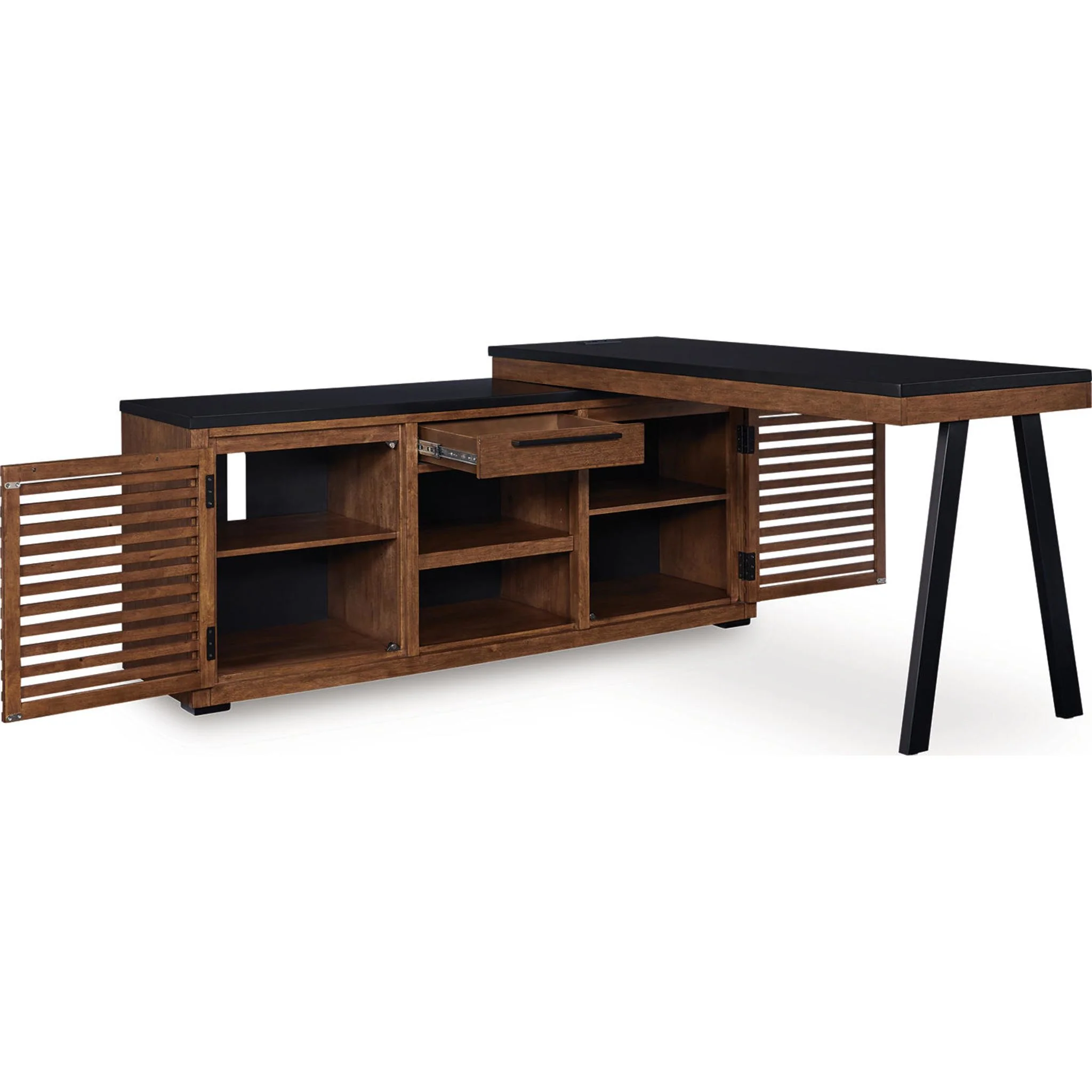 Kallari Credenza with Desk Return - Image 4