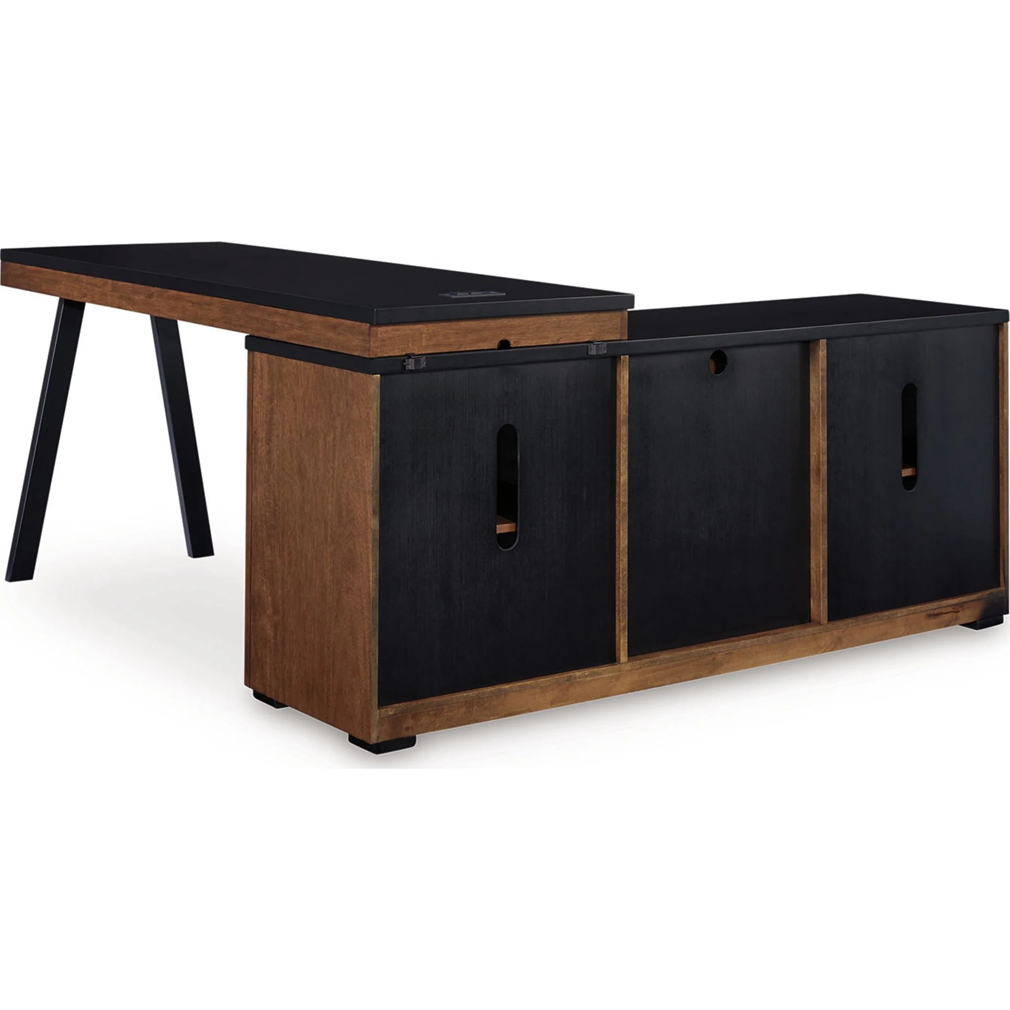 Kallari Credenza with Desk Return - Image 5