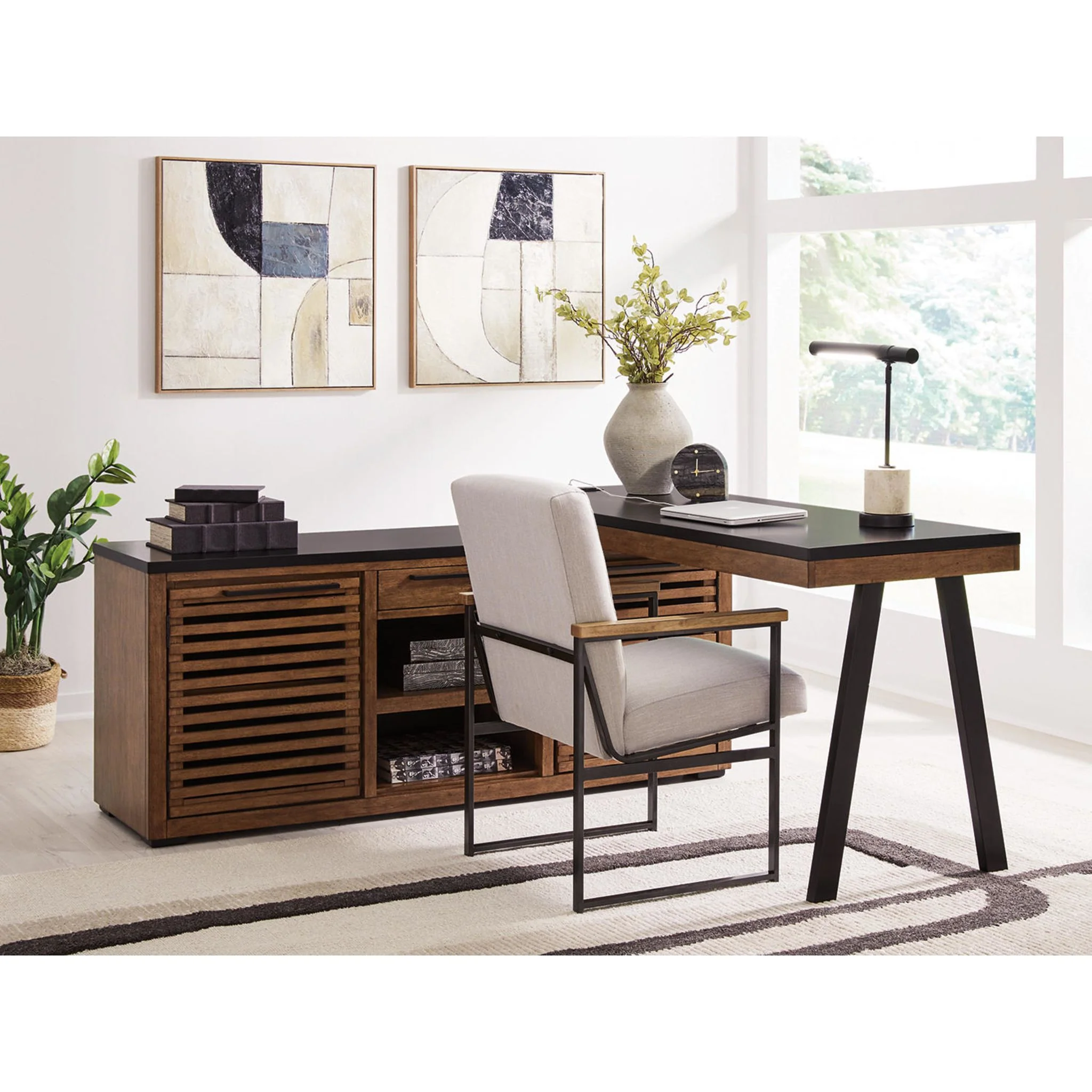 Kallari Credenza with Desk Return - Image 6