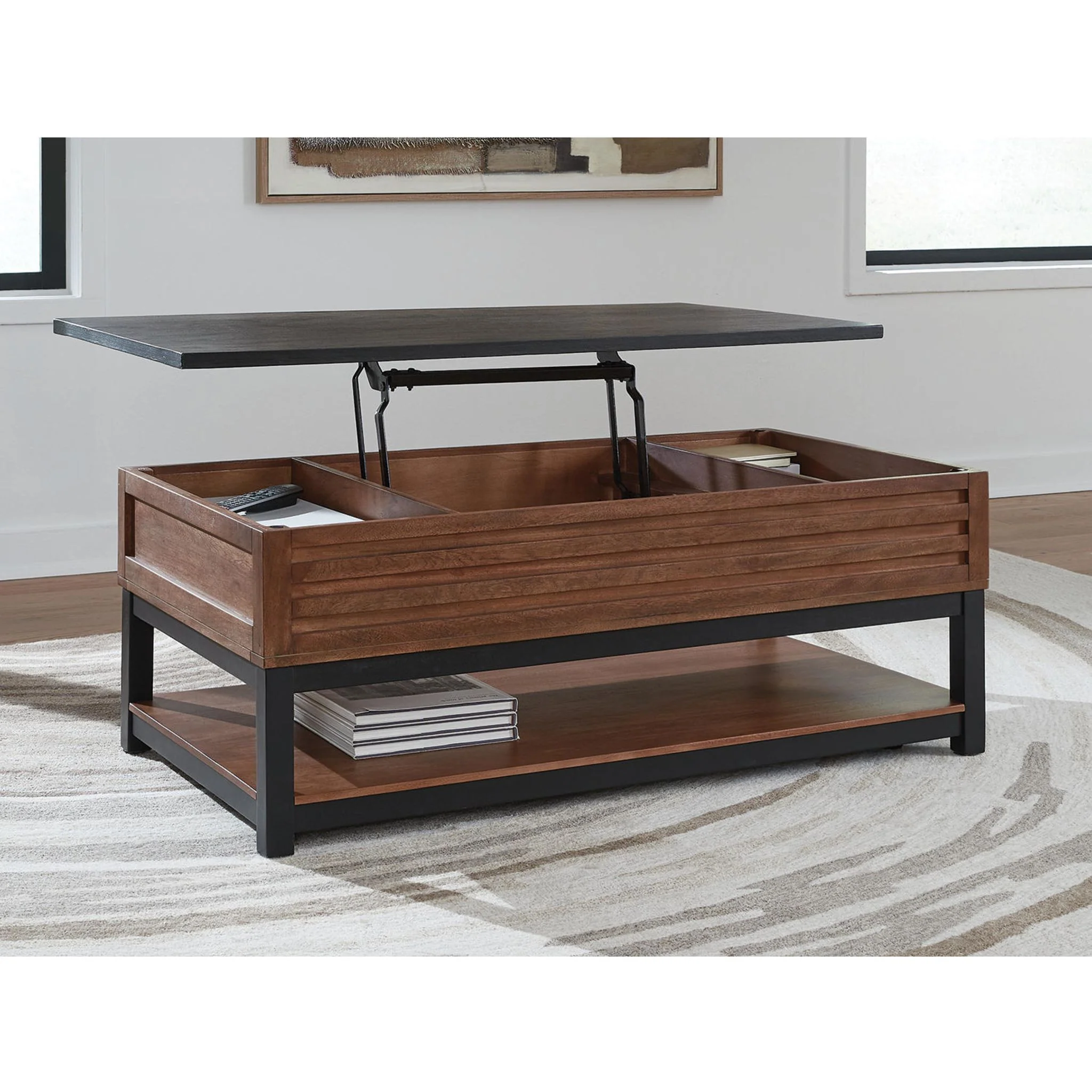Kallari Lift-Top Coffee Table - Image 6