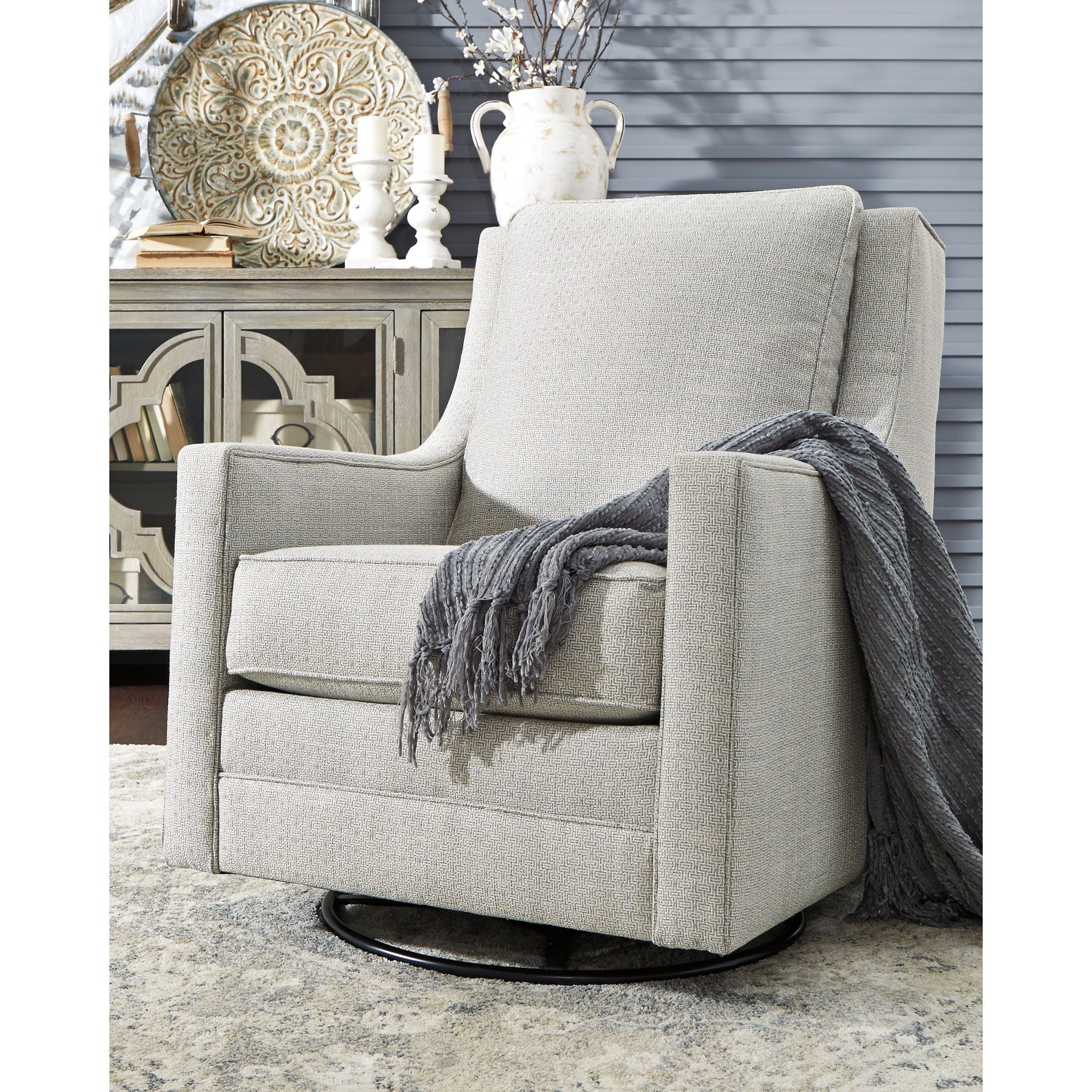 Kambria Swivel Glider Accent Chair - Image 2