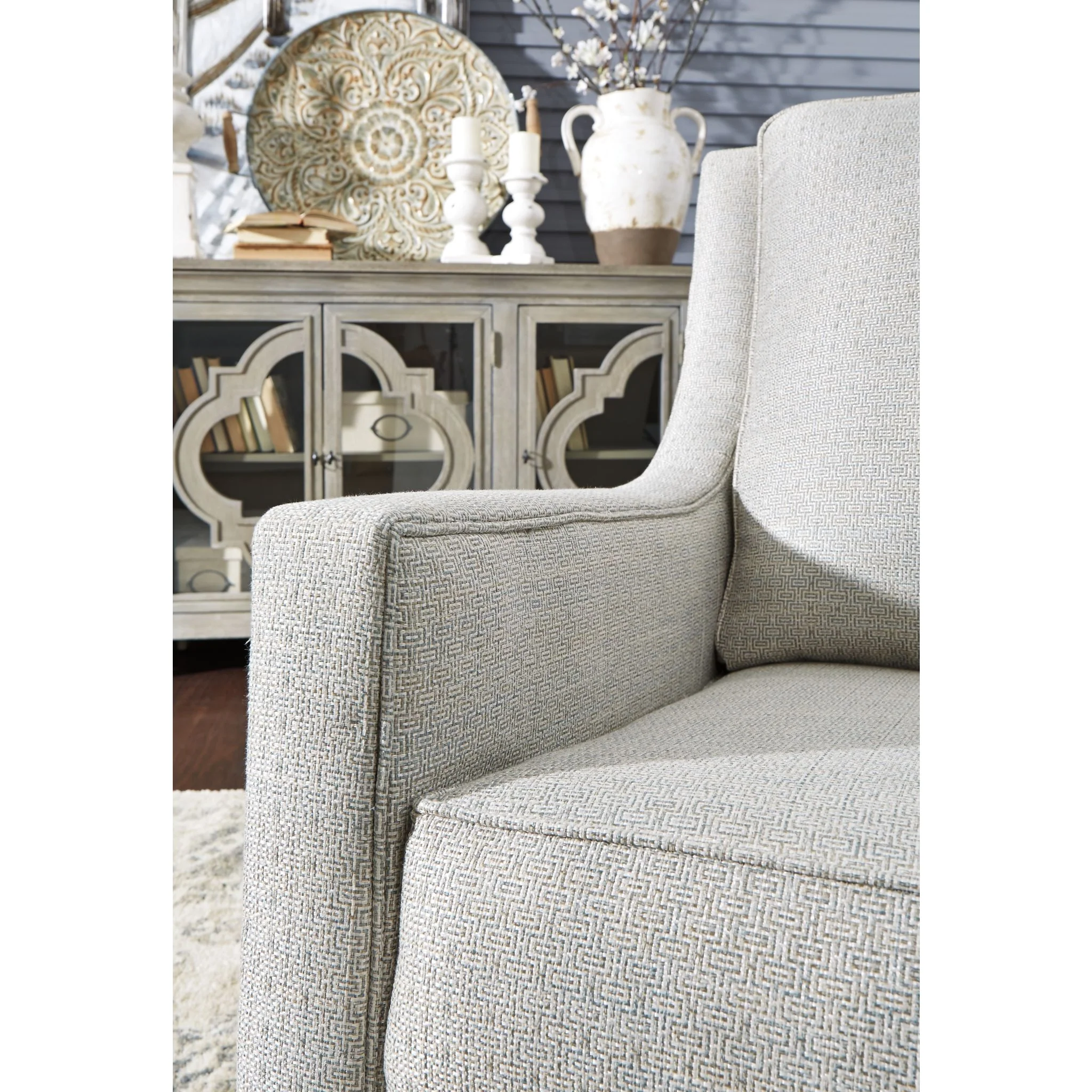 Kambria Swivel Glider Accent Chair - Image 5