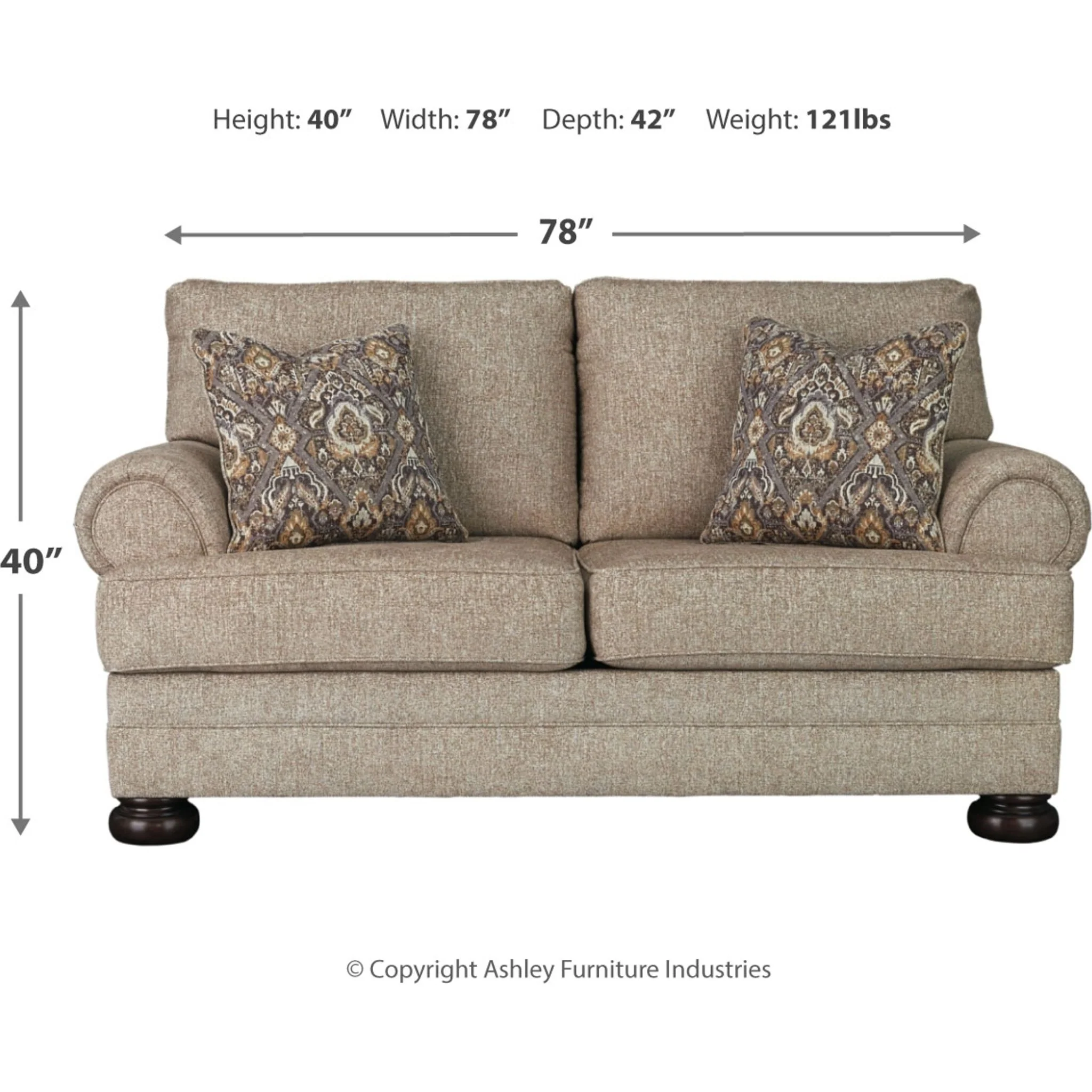 Kananwood Loveseat - Image 4