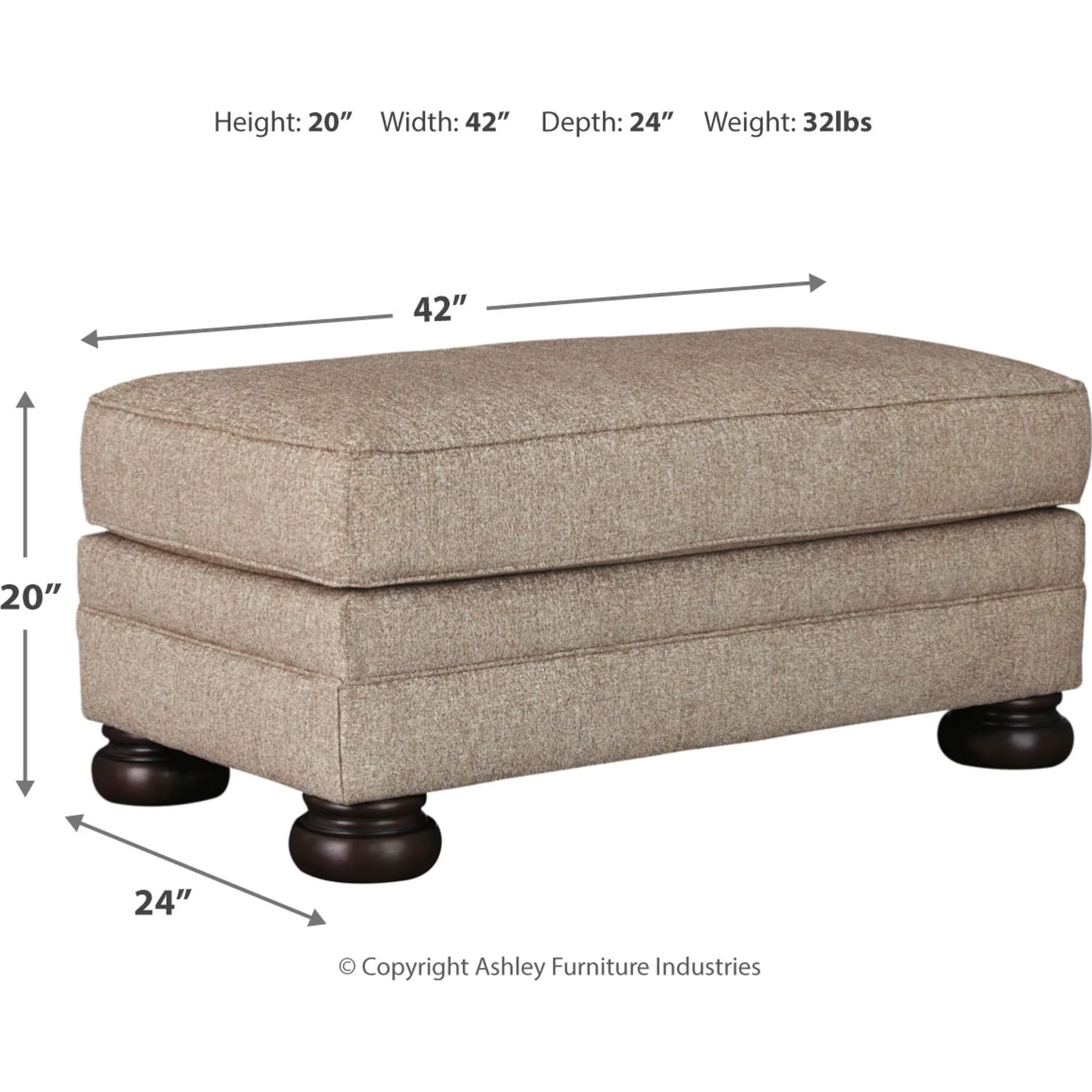 Kananwood Ottoman - Image 3