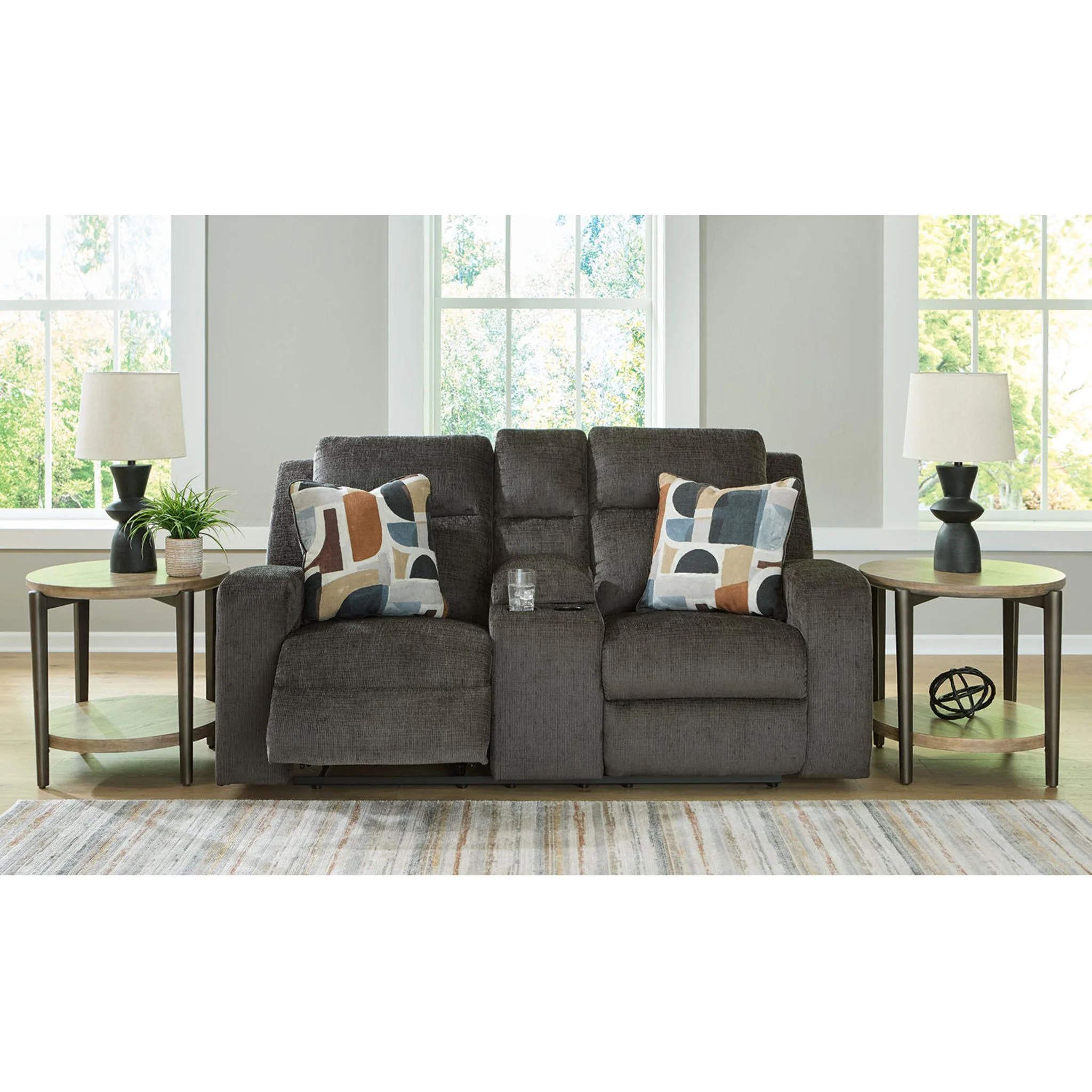 Kanlow Reclining Loveseat with Console - Image 2