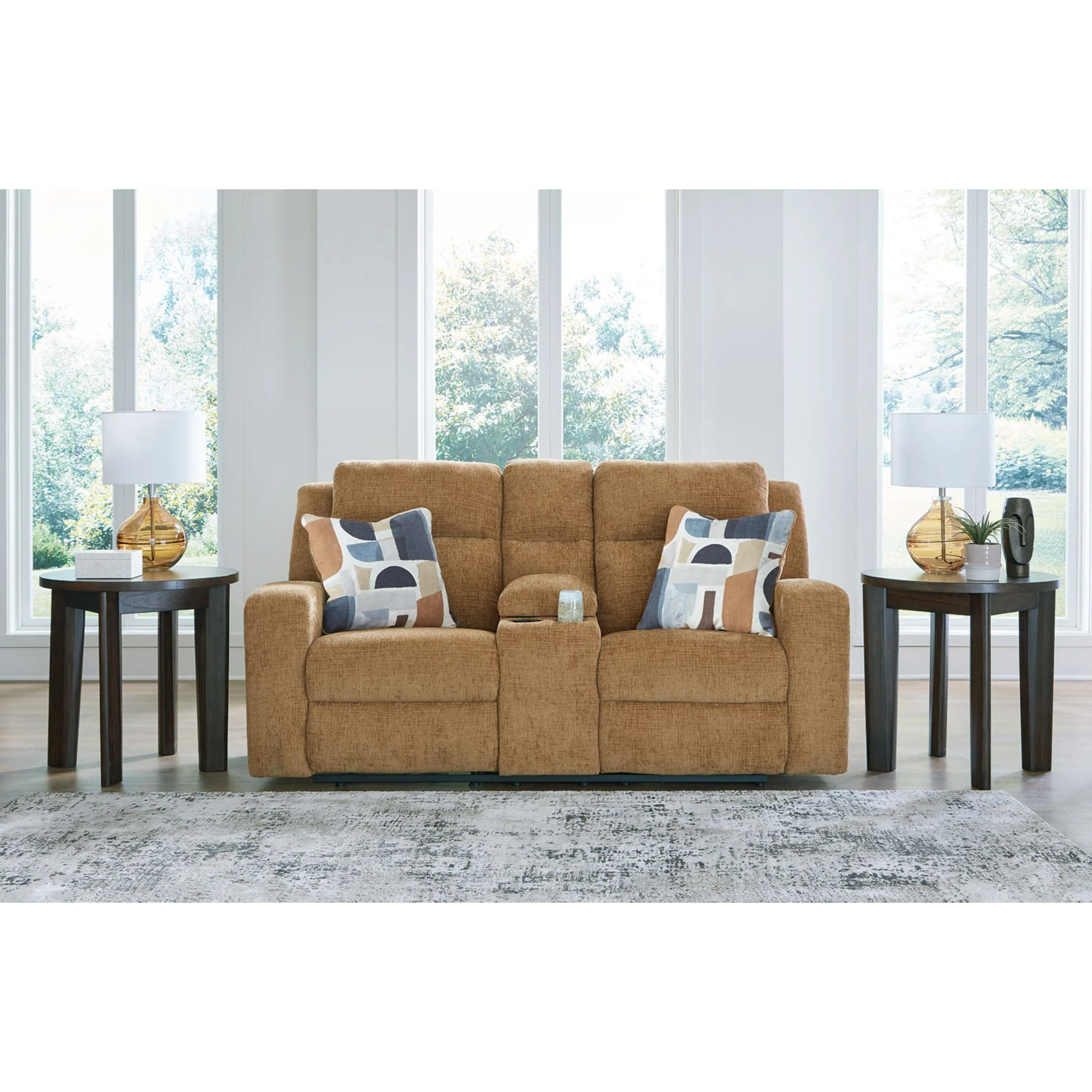 Kanlow Reclining Loveseat with Console - Image 2