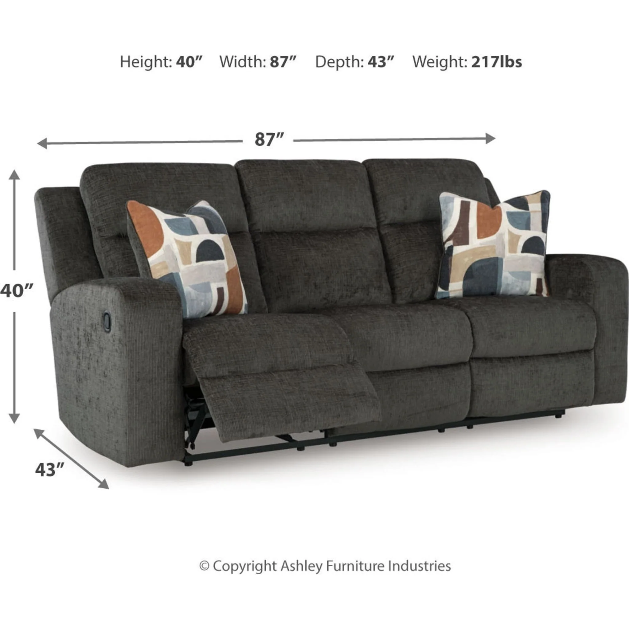 Kanlow Reclining Sofa - Image 3