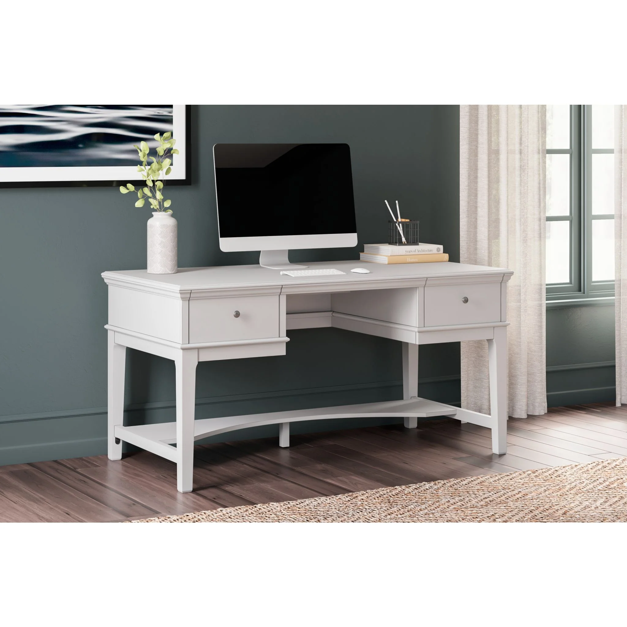 Kanwyn Leg Desk w/Storage - Image 2