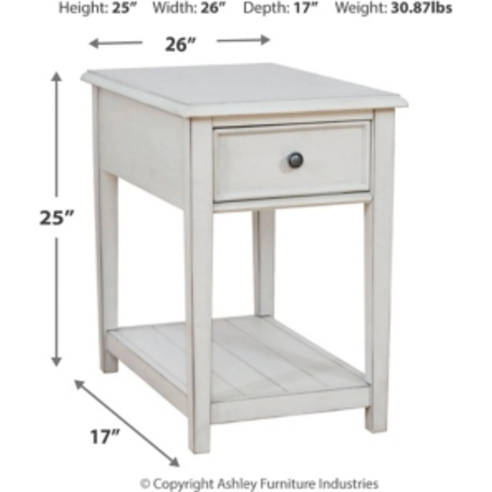 Kanwyn Rectangle End Table - Image 7