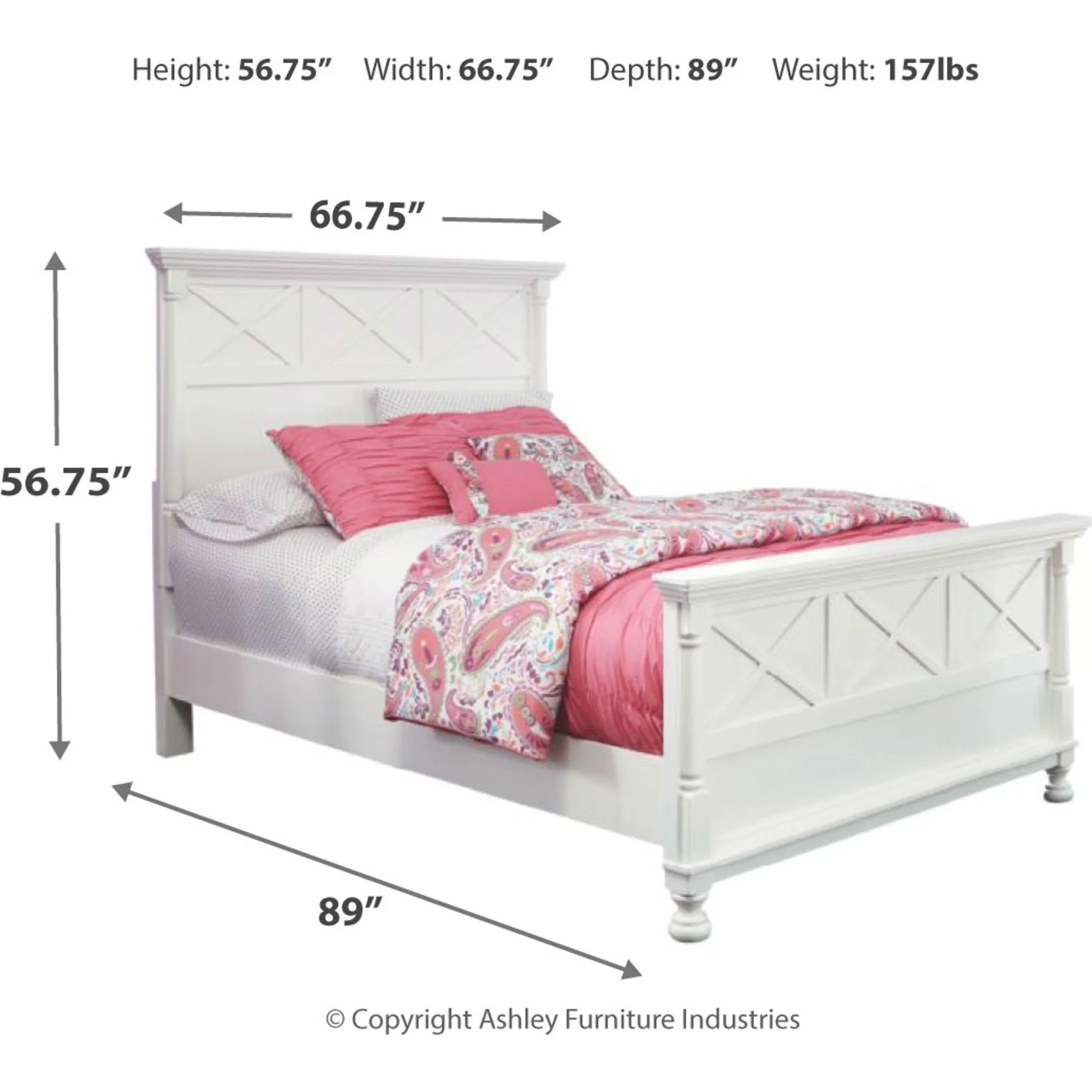 Kaslyn 3 Piece King Bed - Image 5