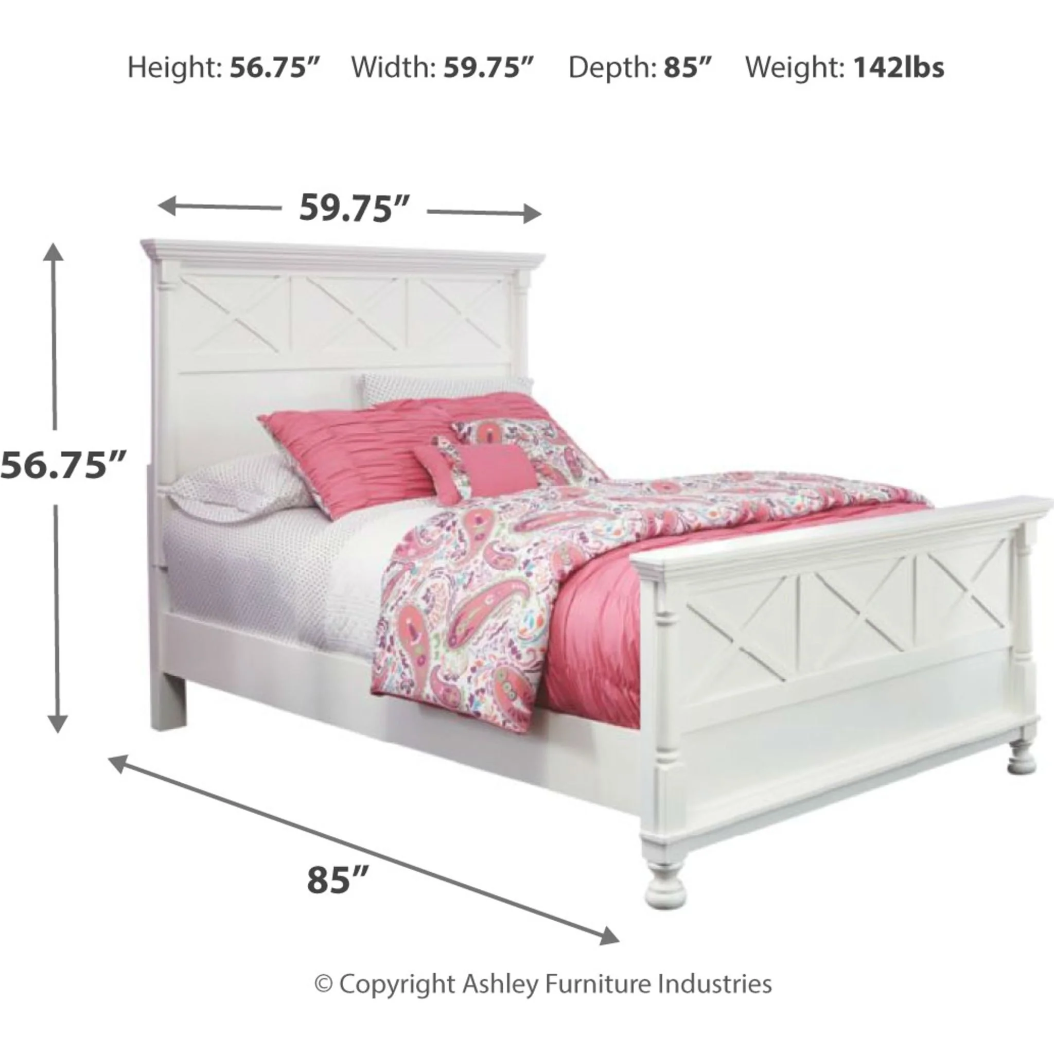 Kaslyn 5 Piece Full Bedroom - Image 5