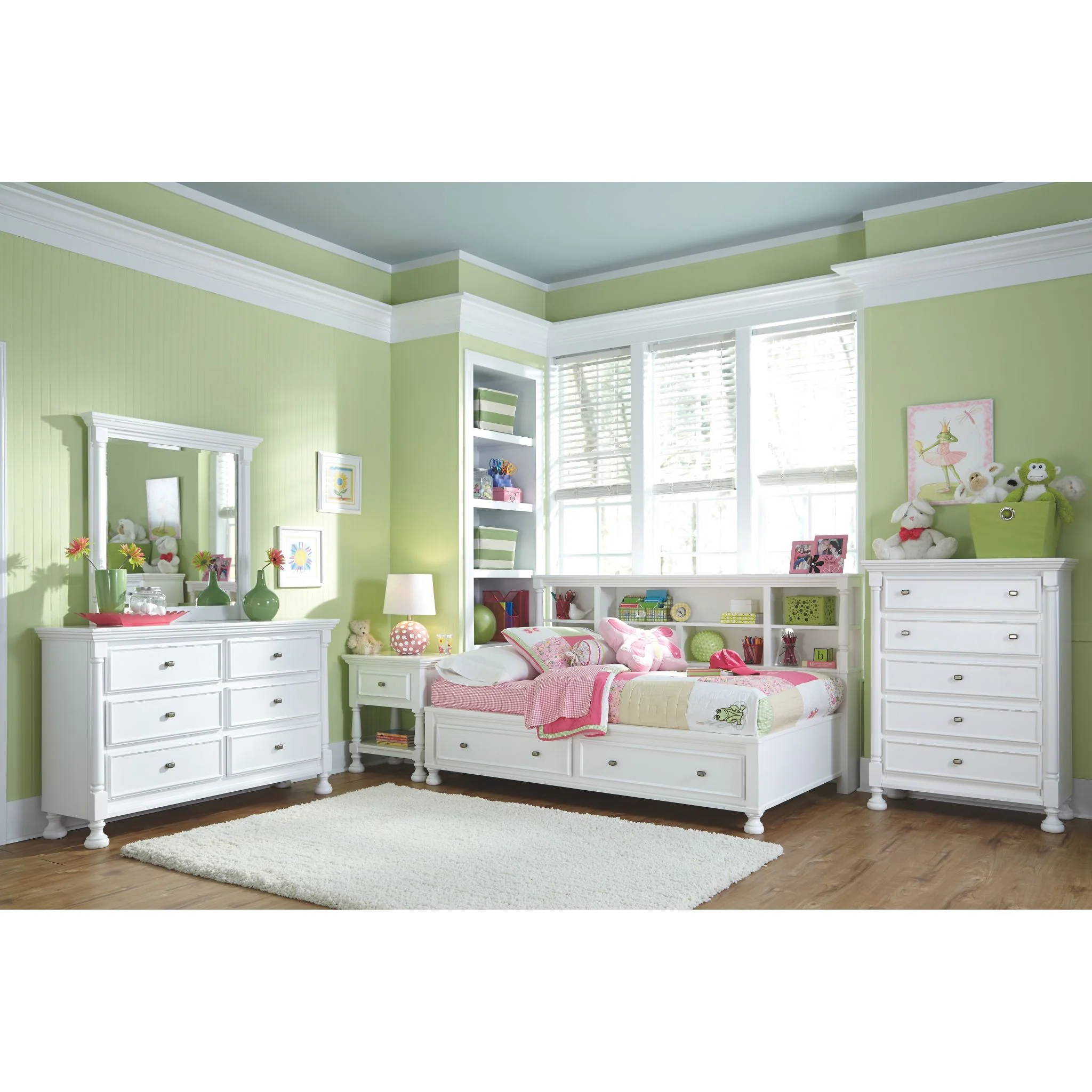 Kaslyn 5 Piece Twin Bedroom - Image 2